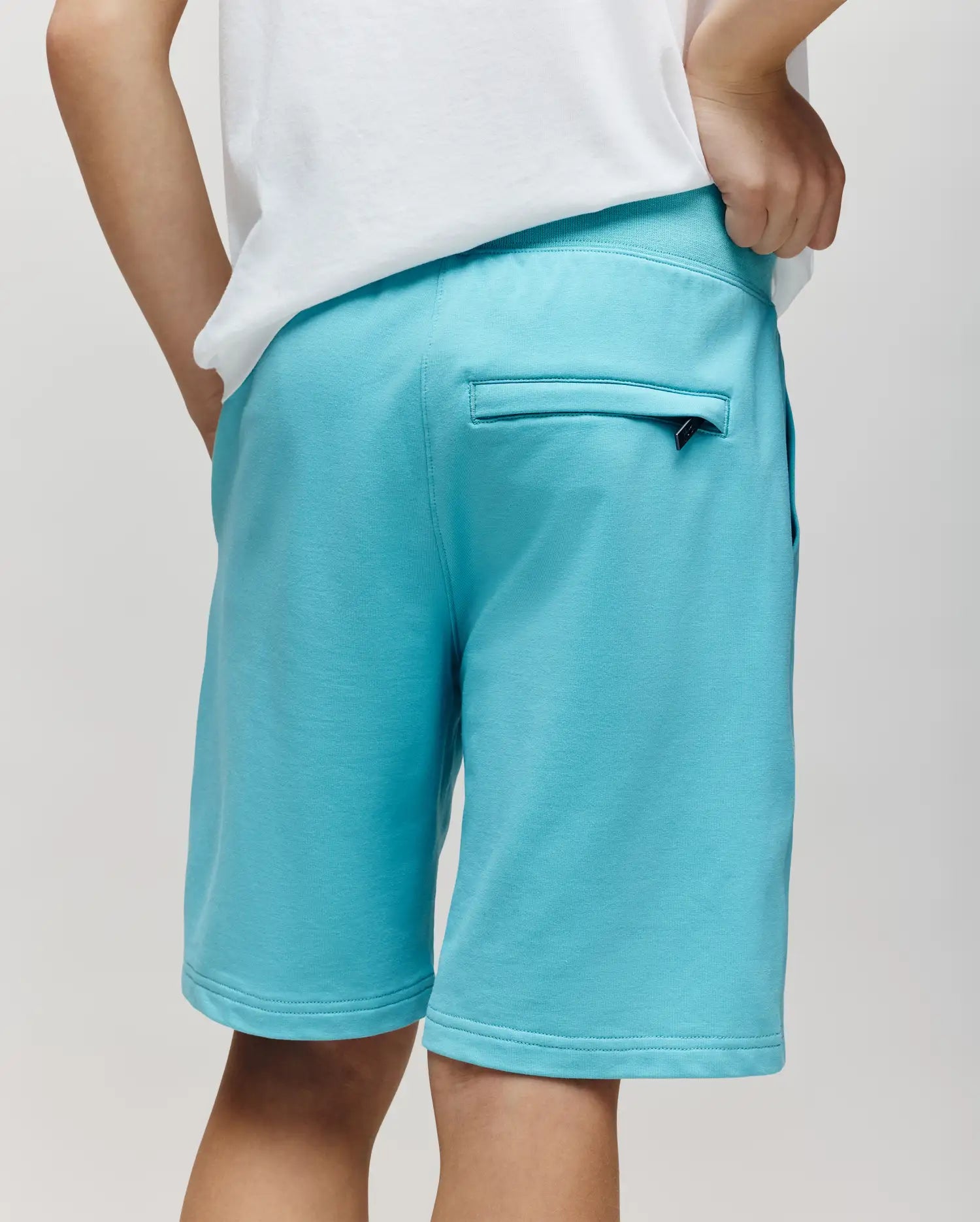 KIDS LEVANZO EMBROIDERED MICRO FRENCH TERRY SWEATSHORT - B0R578F200 - Image 8