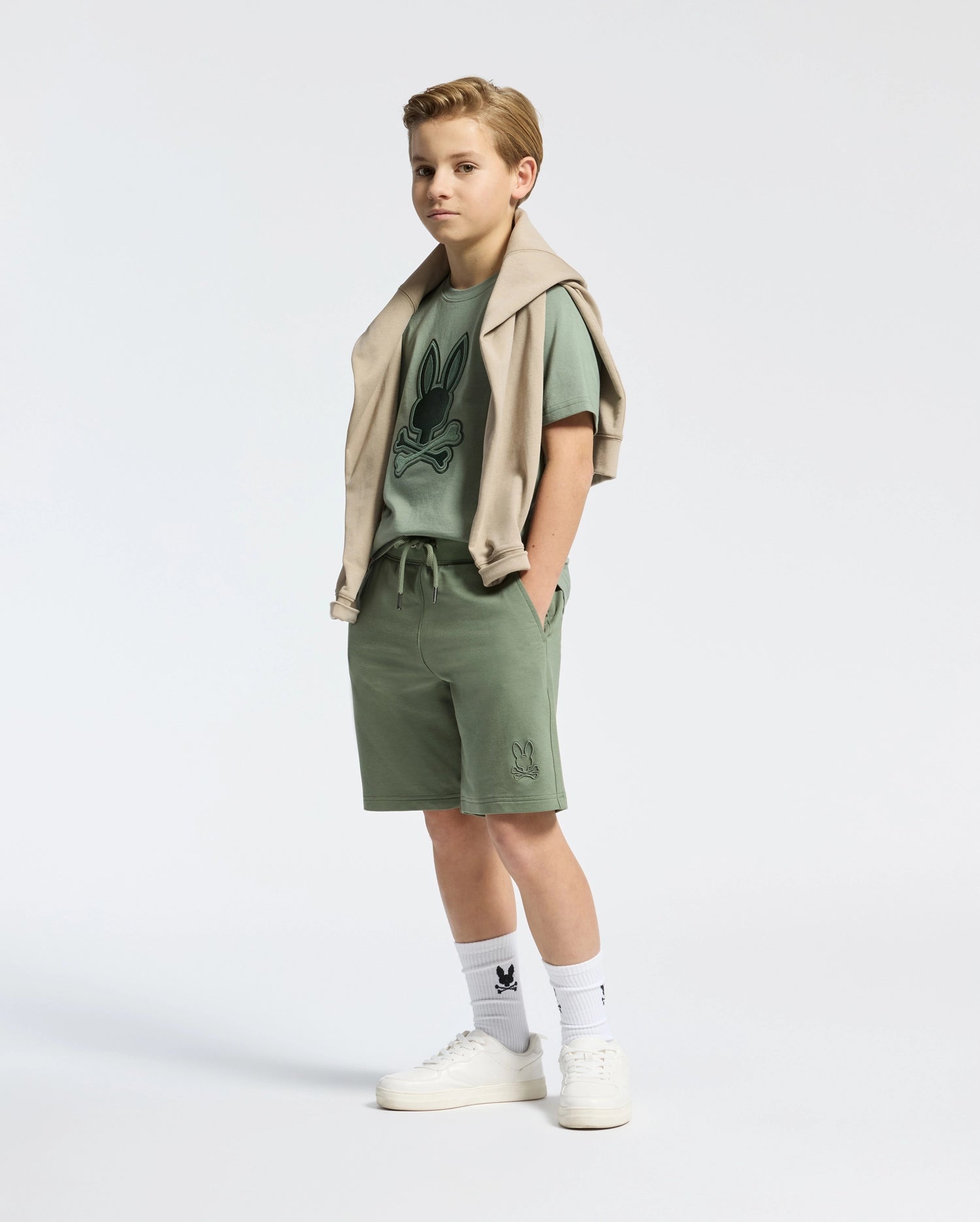 KIDS LEVANZO FRENCH TERRY SWEATSHORT - B0R578F200 - Image 15