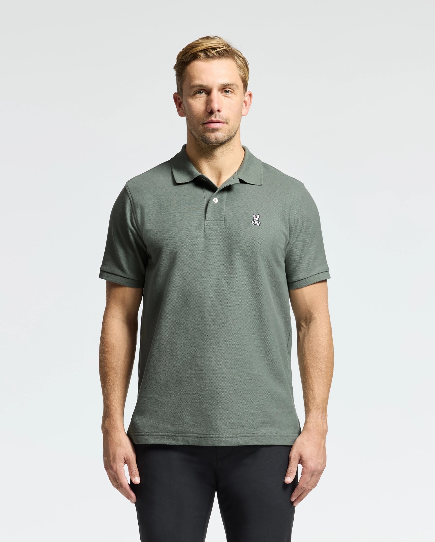 MENS CLASSIC PIQUE POLO SHIRT - B6K001B200 - Image 2