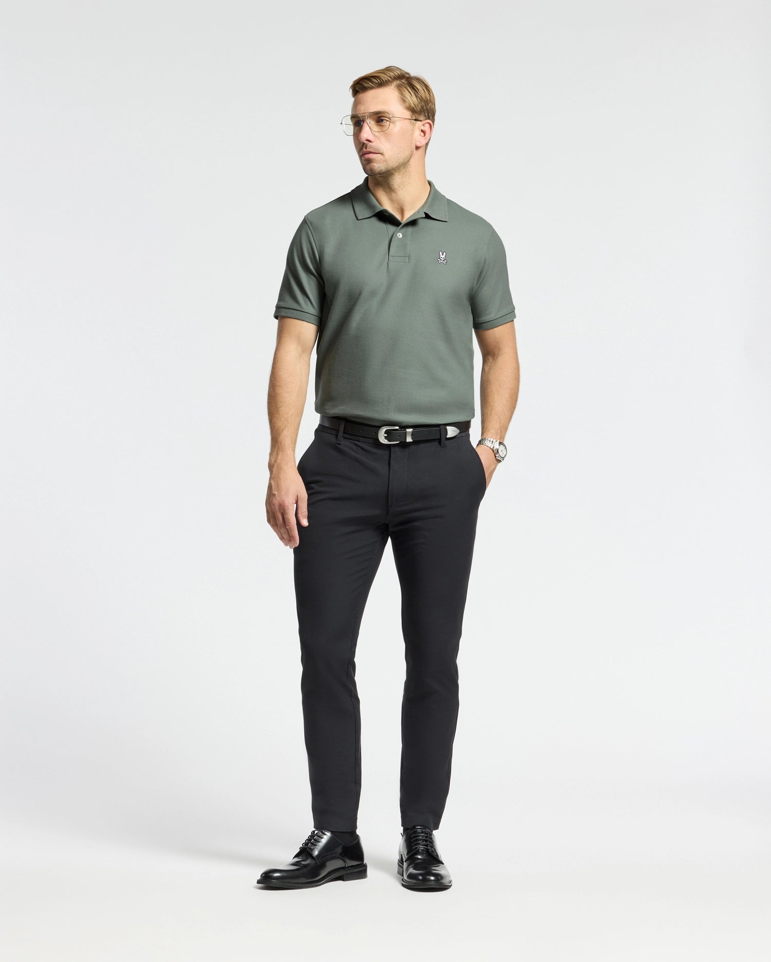 MENS CLASSIC PIQUE POLO SHIRT - B6K001B200 - Image 7