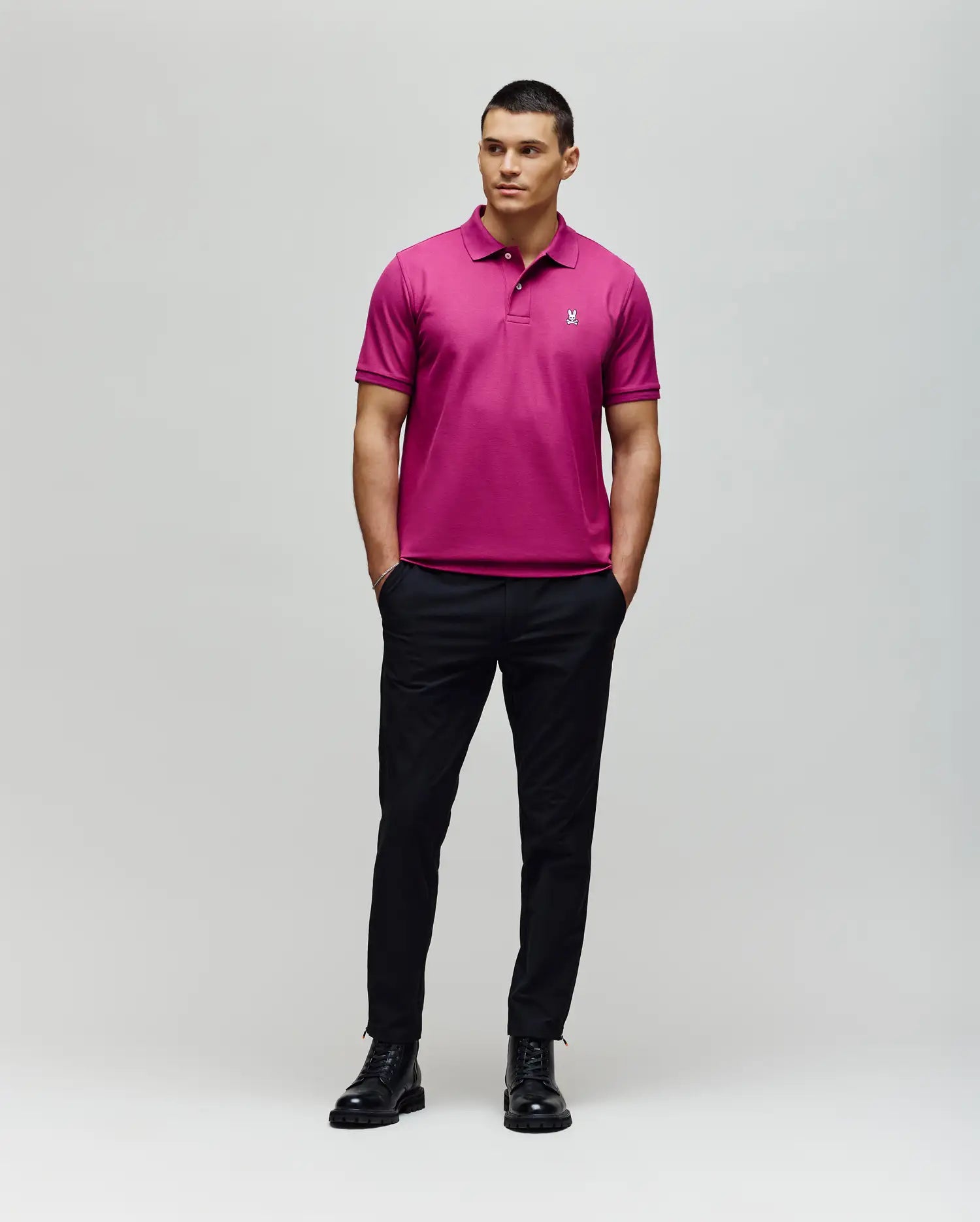 MENS CLASSIC PIQUE POLO SHIRT - B6K001F200 - Image 5