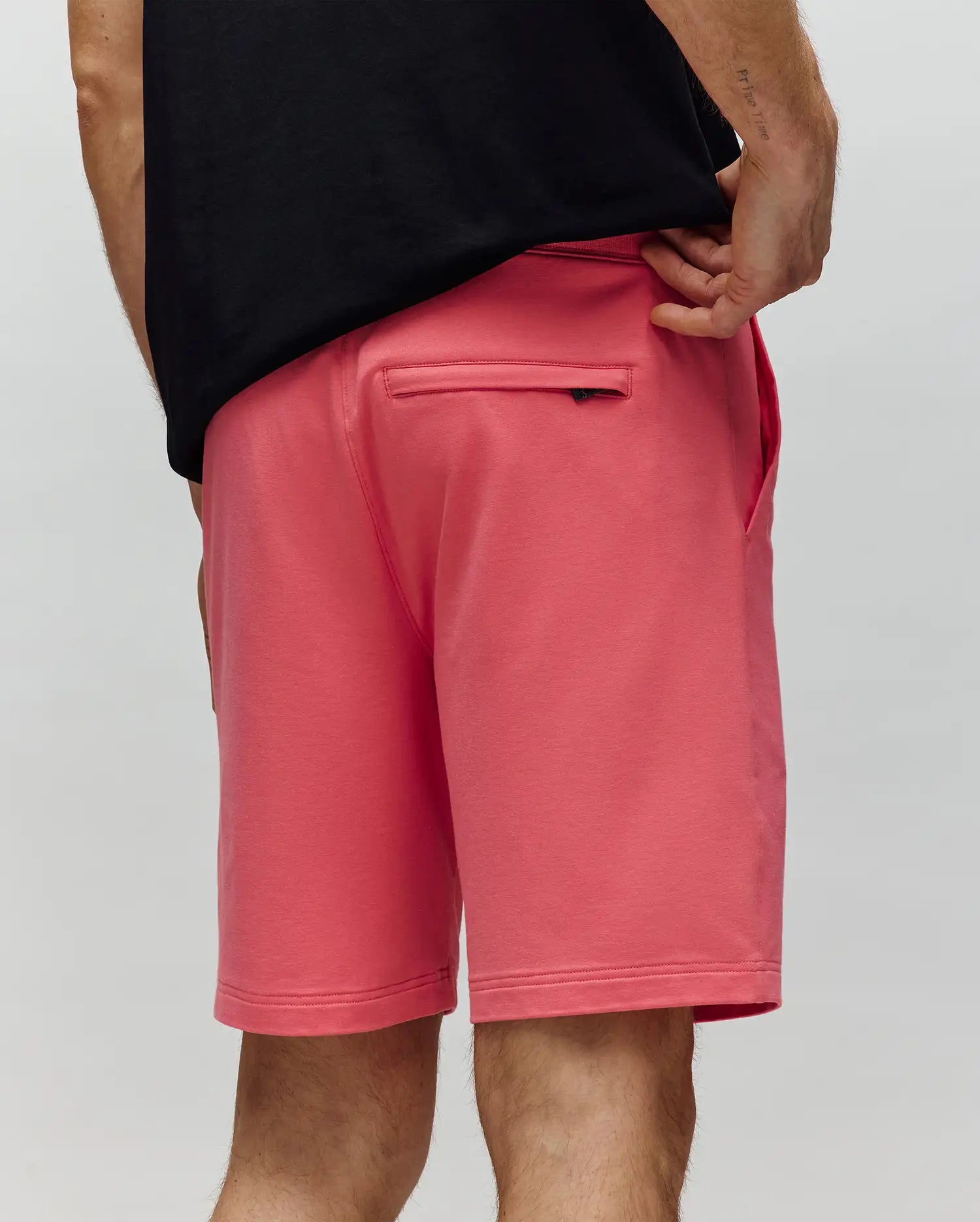 MENS LEVANZO FRENCH TERRY SWEATSHORT - B6R578F200 - Image 2