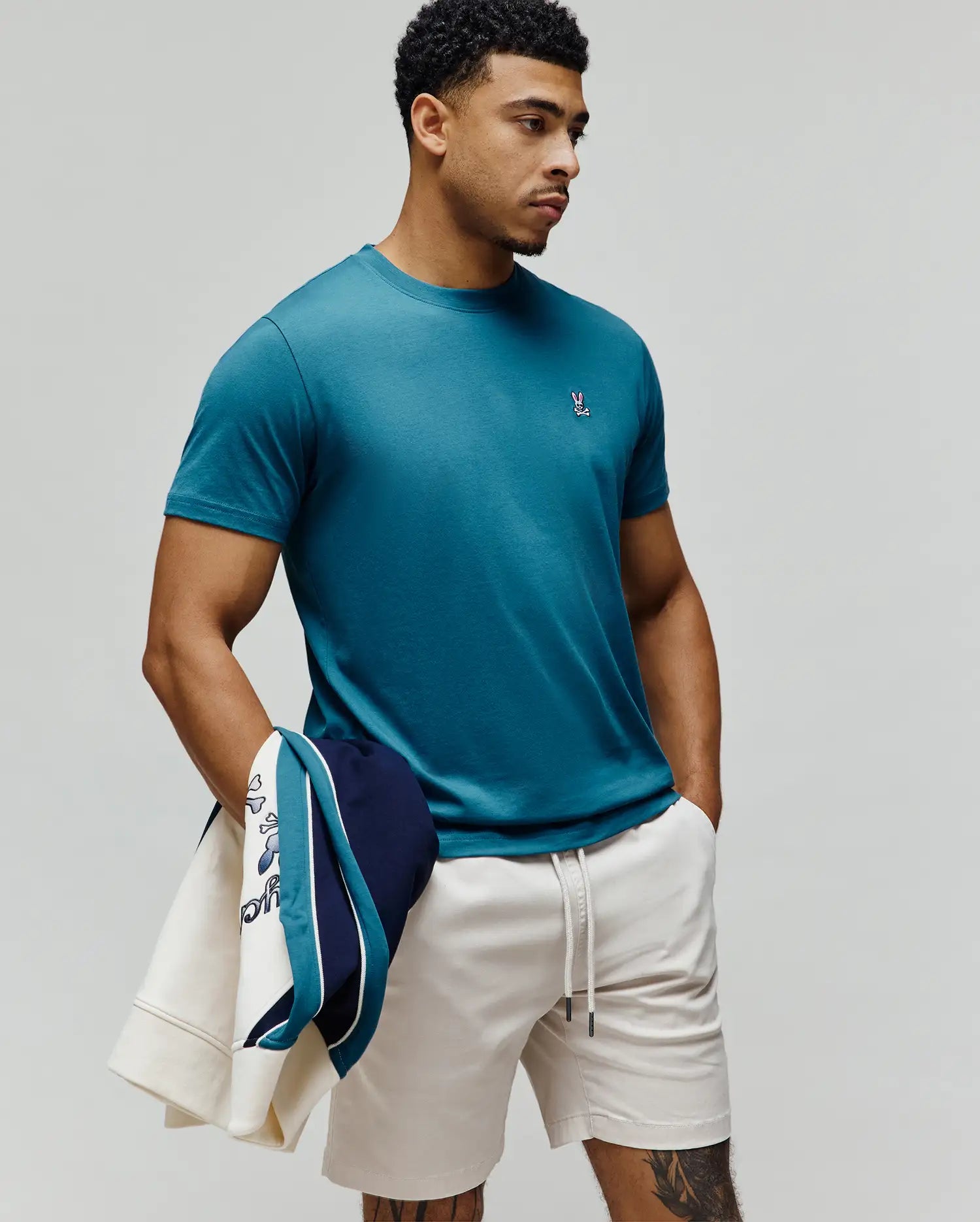 MENS CLASSIC CREW NECK TEE - B6U014F200 - Image 2