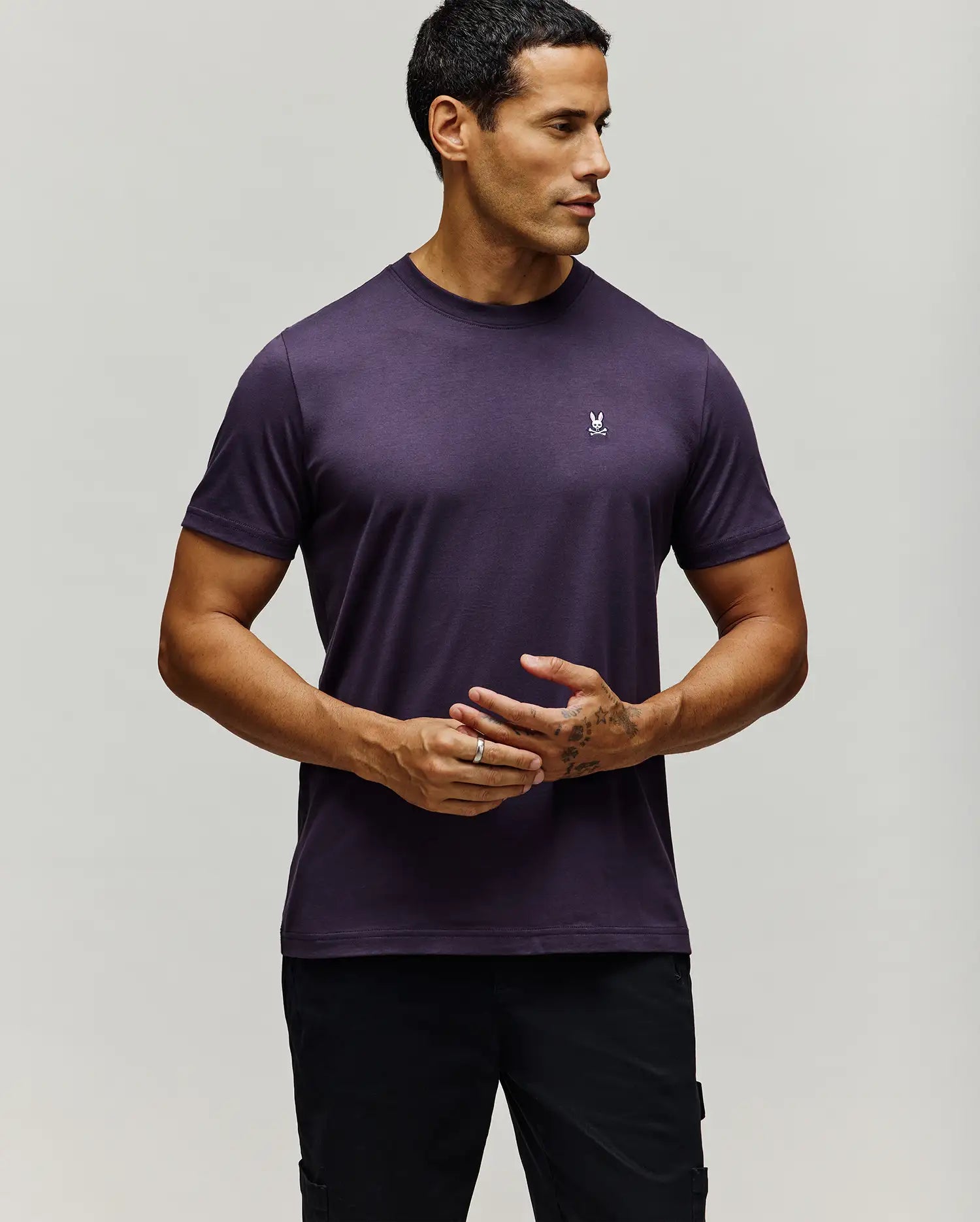 MENS CLASSIC CREW NECK TEE - B6U014F200 - Image 2