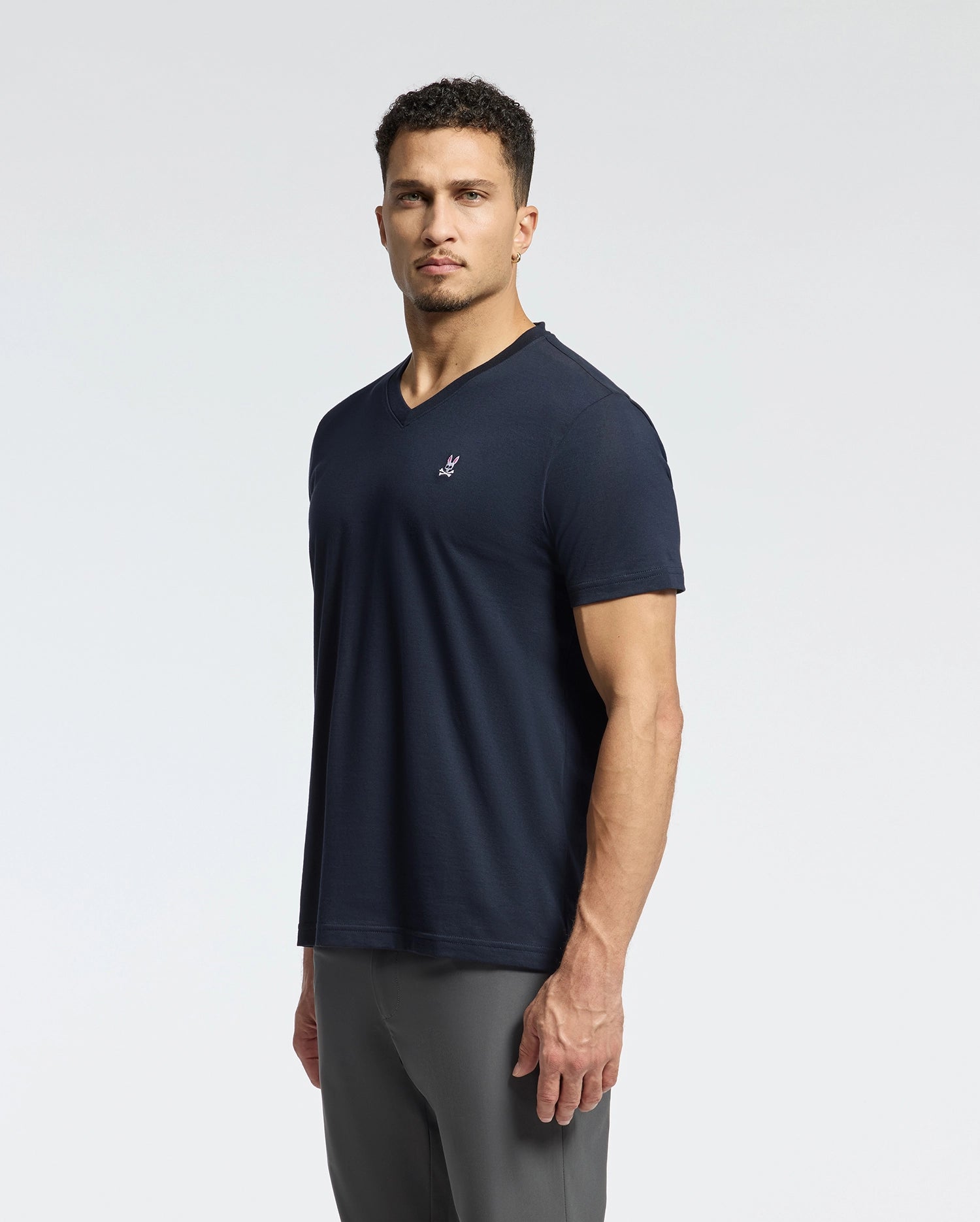 MENS CLASSIC V NECK TEE - B6U100ARPC - Image 6