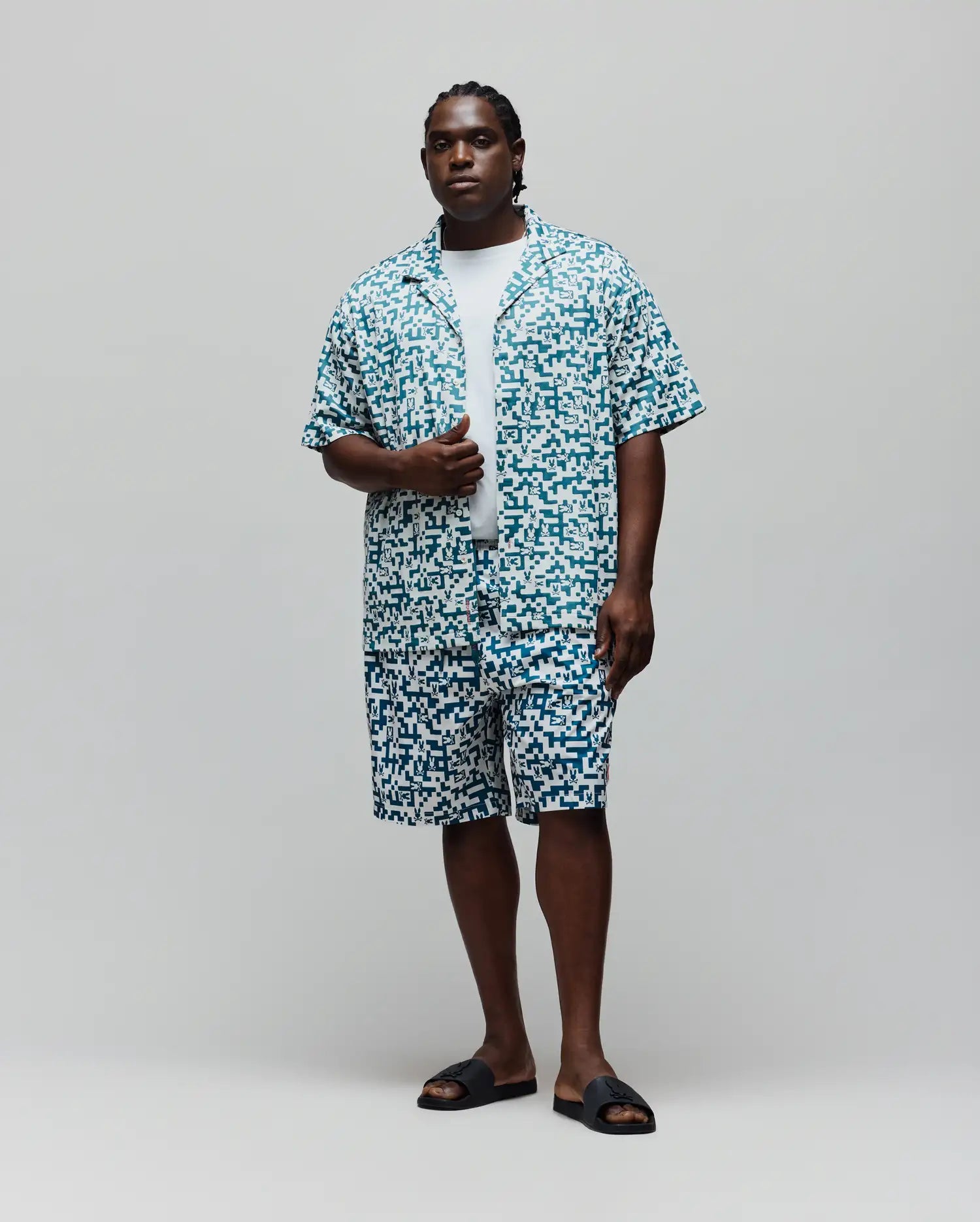 MENS BIG AND TALL JOSH JACQUARD SHIRT - BT0300004 - Image 4