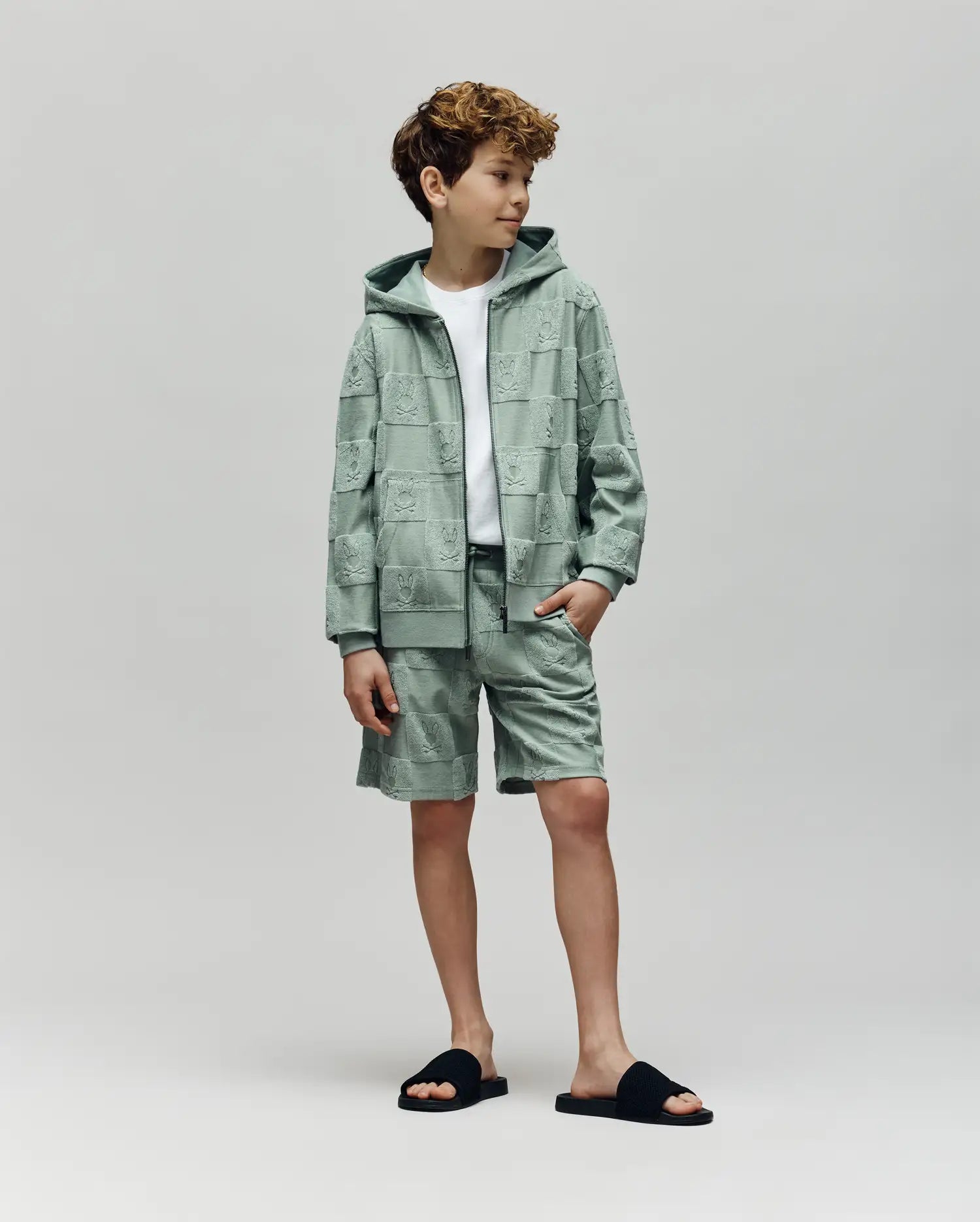 KIDS KELVIN TOWEL TERRY SWEATSHORT - KB0900002 - Image 8