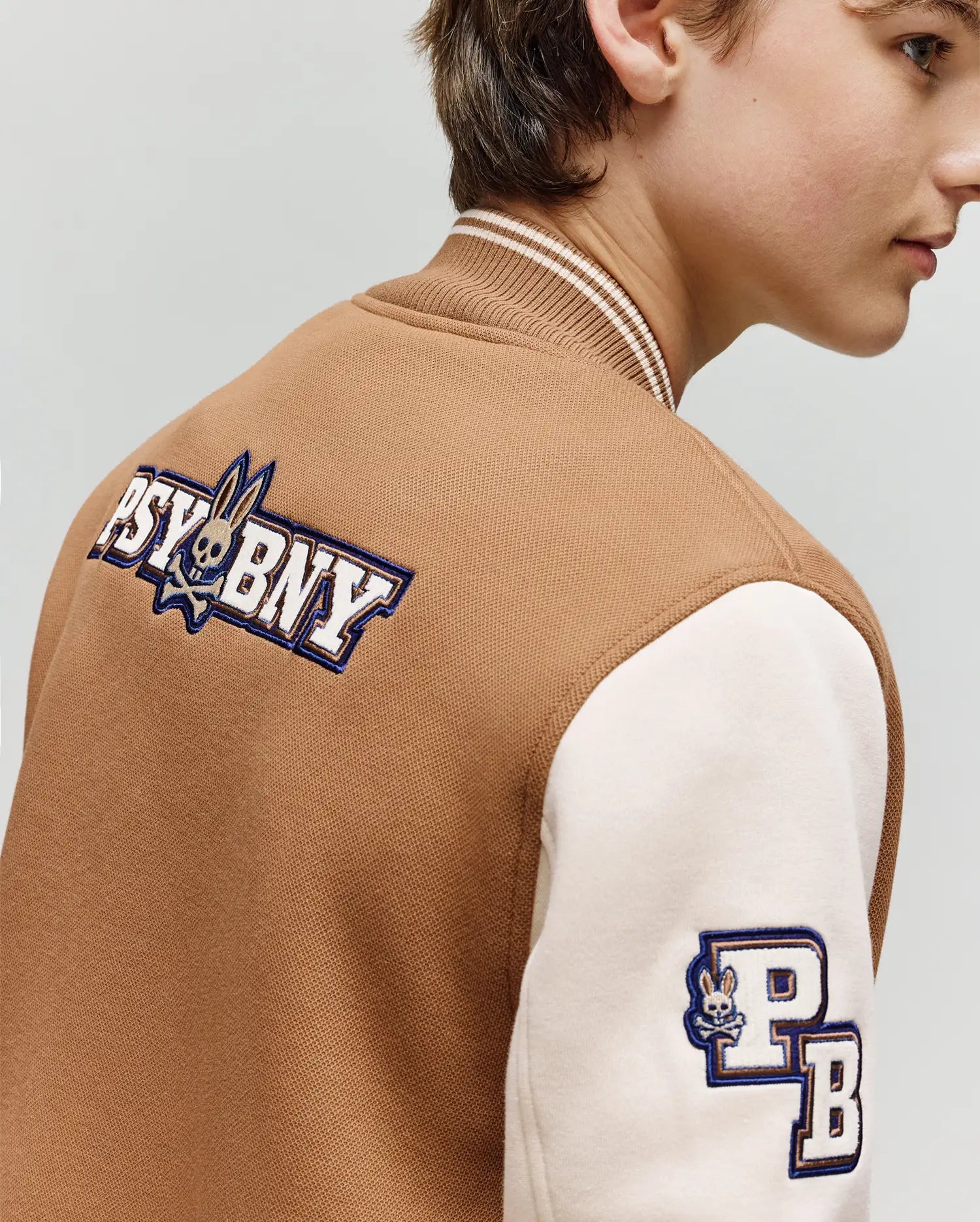 KIDS WADE KNIT VARSITY BOMBER - KO1100001 - Image 11