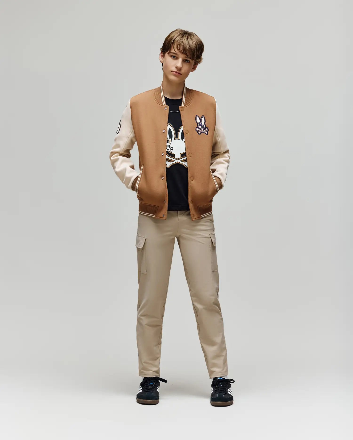 KIDS WADE KNIT VARSITY BOMBER - KO1100001 - Image 12