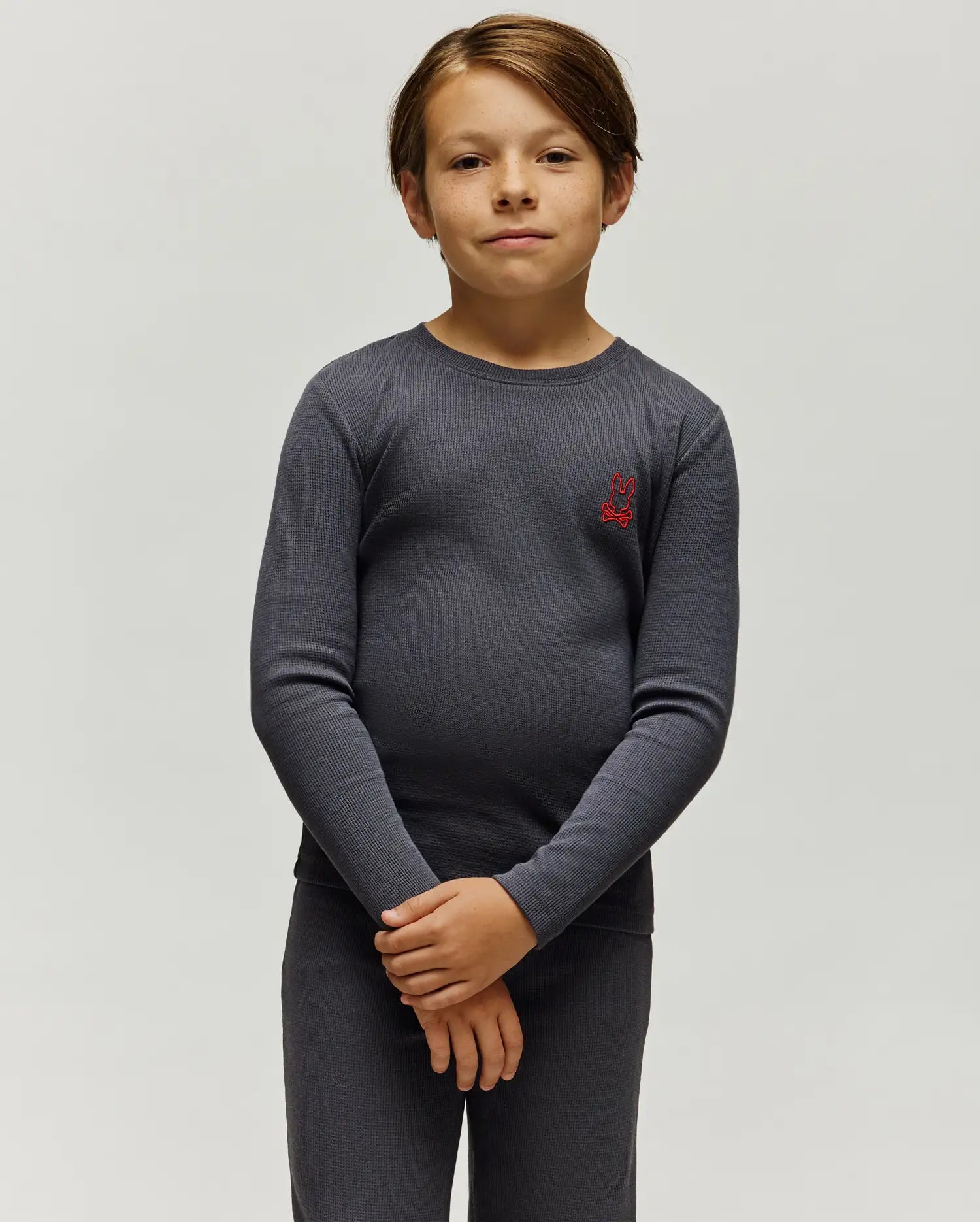 KIDS NOE LONG SLEEVE WAFFLE TEE - KO1400005 - Image 3