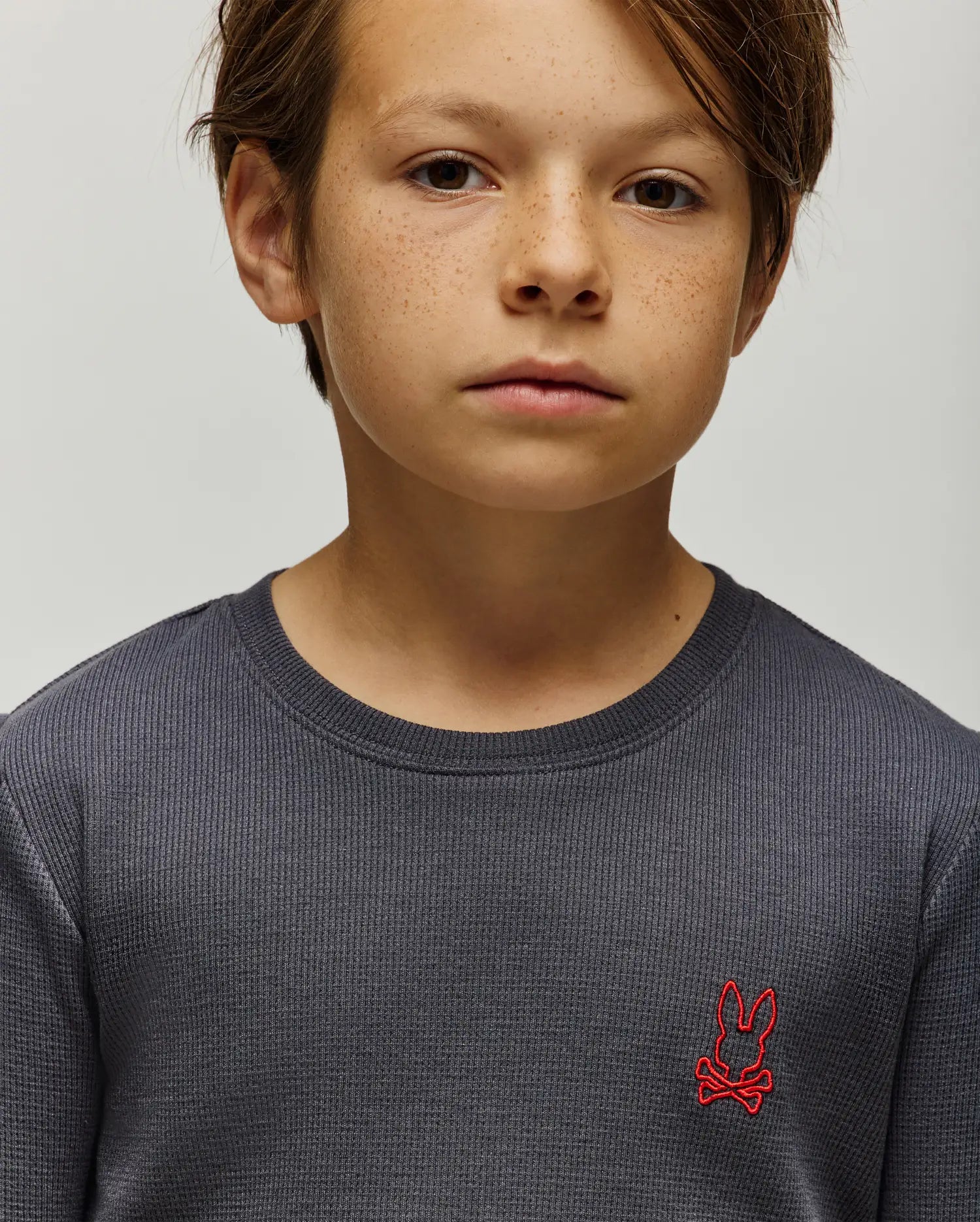 KIDS NOE LONG SLEEVE WAFFLE TEE - KO1400005 - Image 2