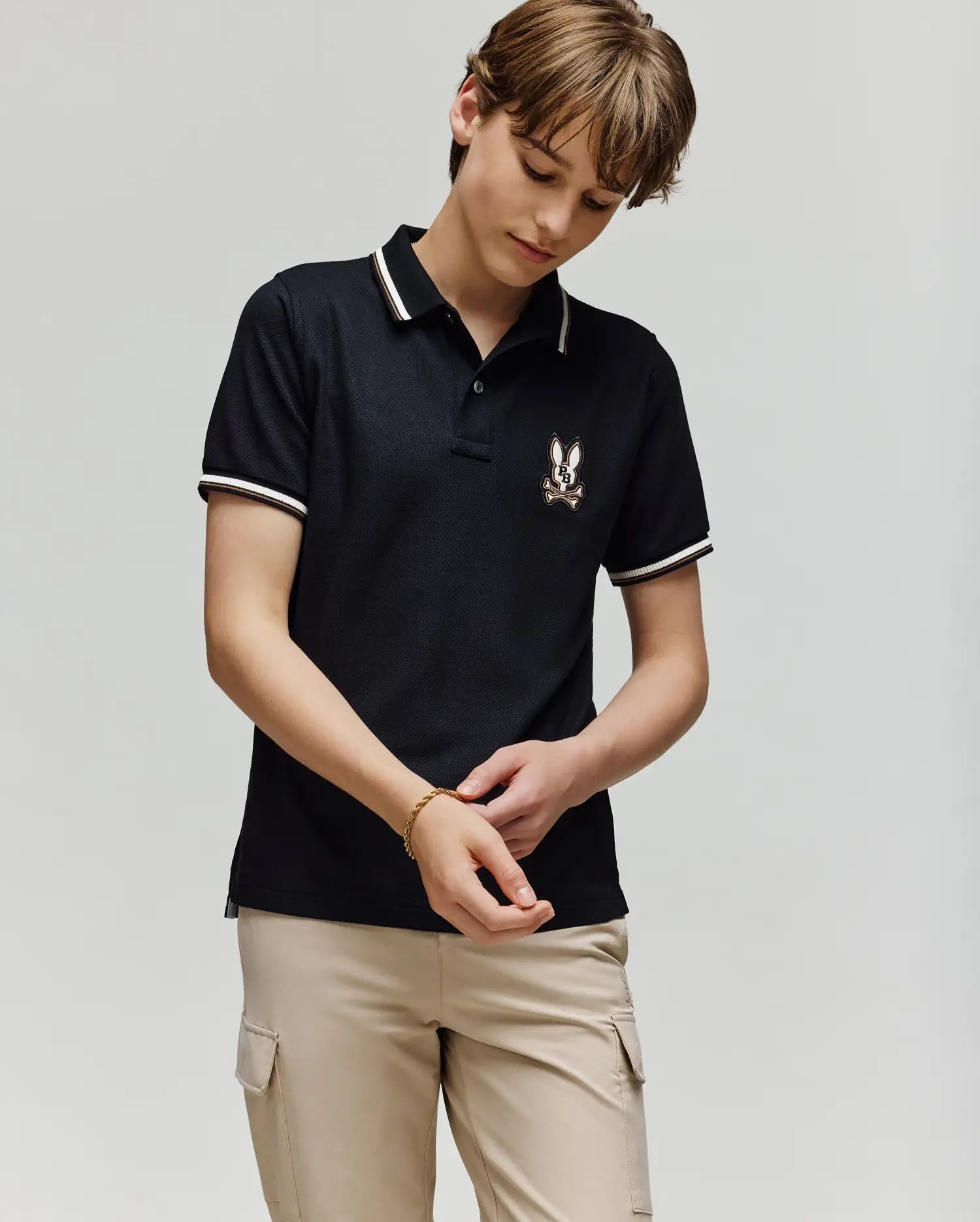 KIDS WADE PIQUE POLO SHIRT - KT0100032 - Image 3