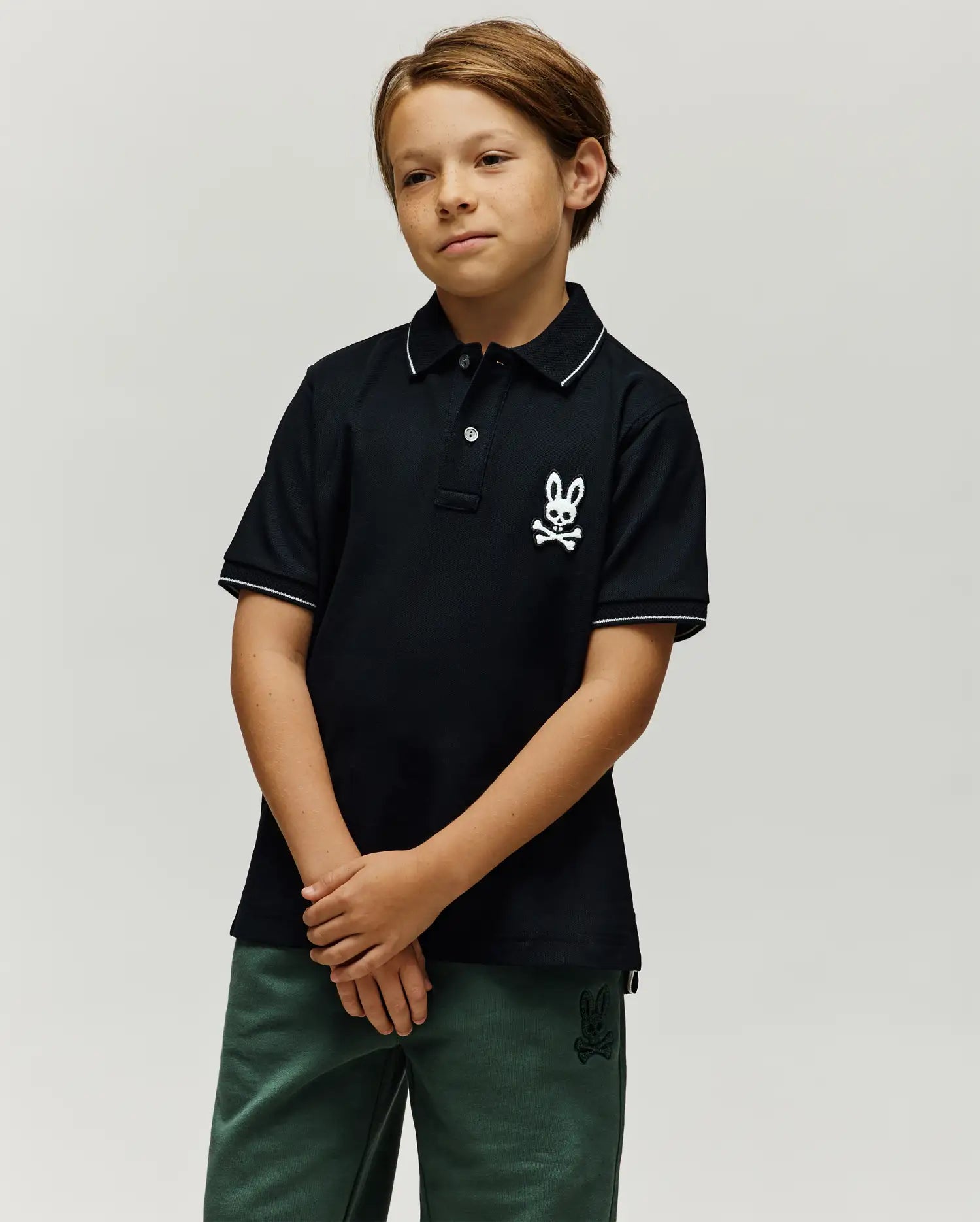 KIDS TATE BUNNY PIQUE POLO - KT0100063 - Image 3