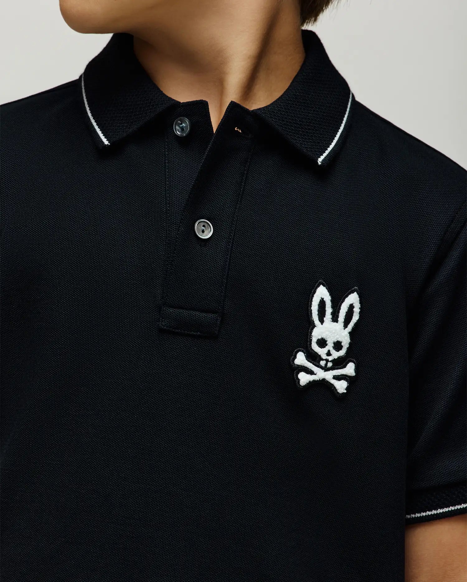 KIDS TATE BUNNY PIQUE POLO - KT0100063 - Image 2