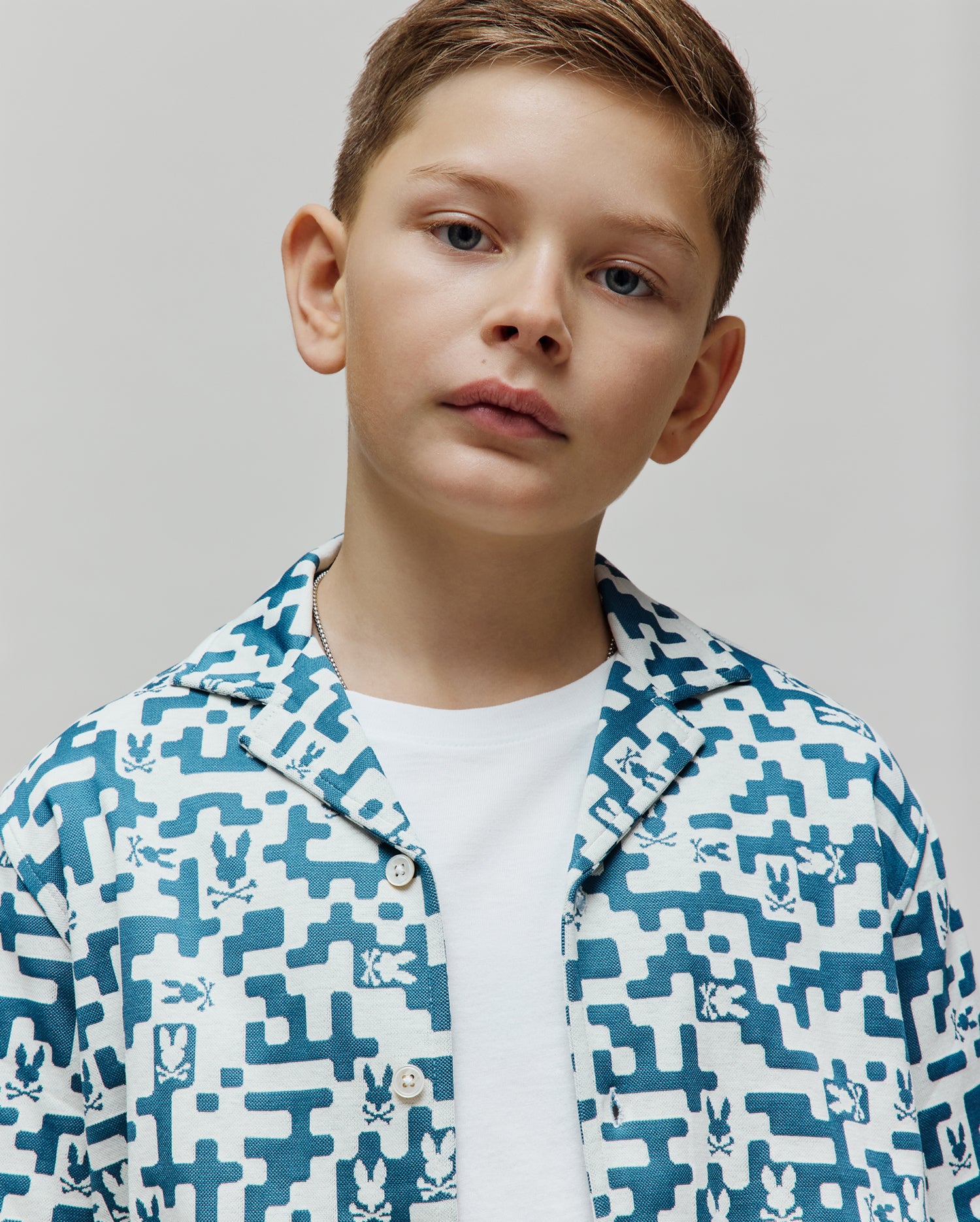 KIDS JOSH JACQUARD SHIRT - KT0300017 - Image 2