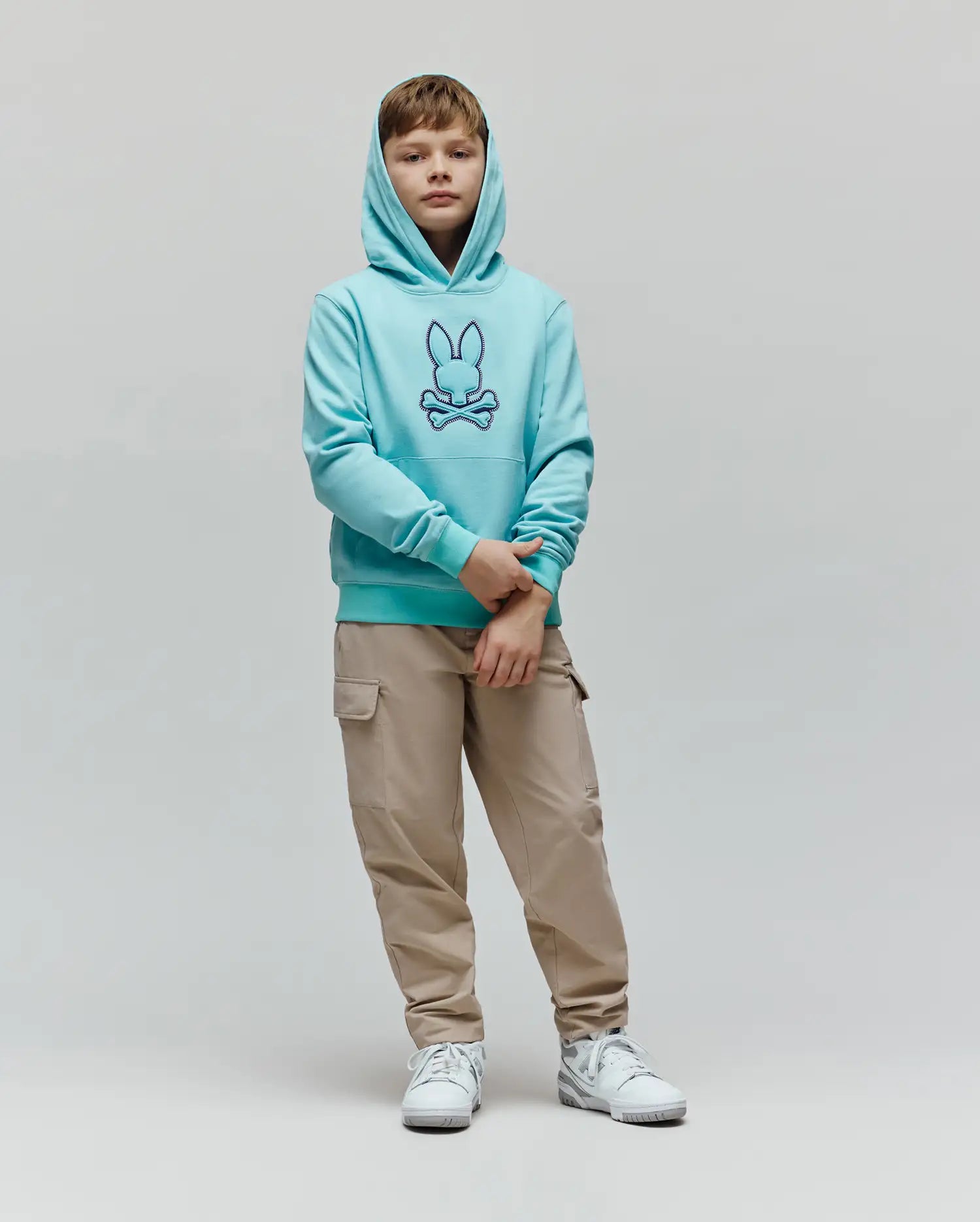 KIDS GAGE FELT PATCH HOODIE - KT0500048 - Image 3