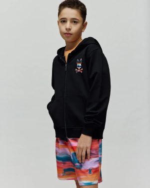 KIDS RAPHAEL FRENCH TERRY FULL ZIP HOODIE - KT0500069