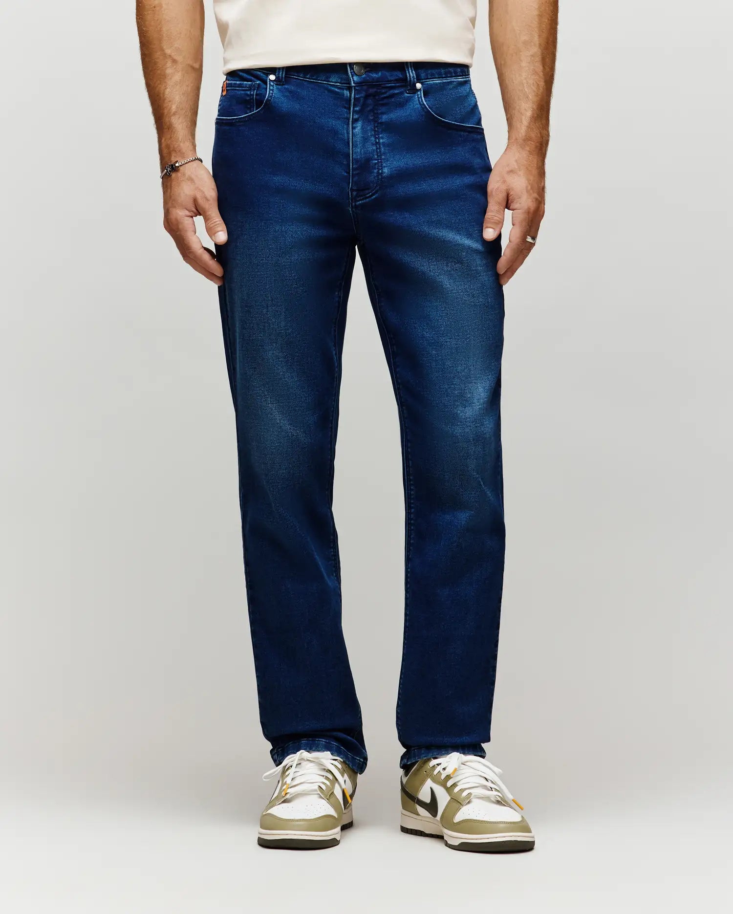 MENS ACE KNIT STRAIGHT LEG DENIM PANT - MB0600012 - Image 2