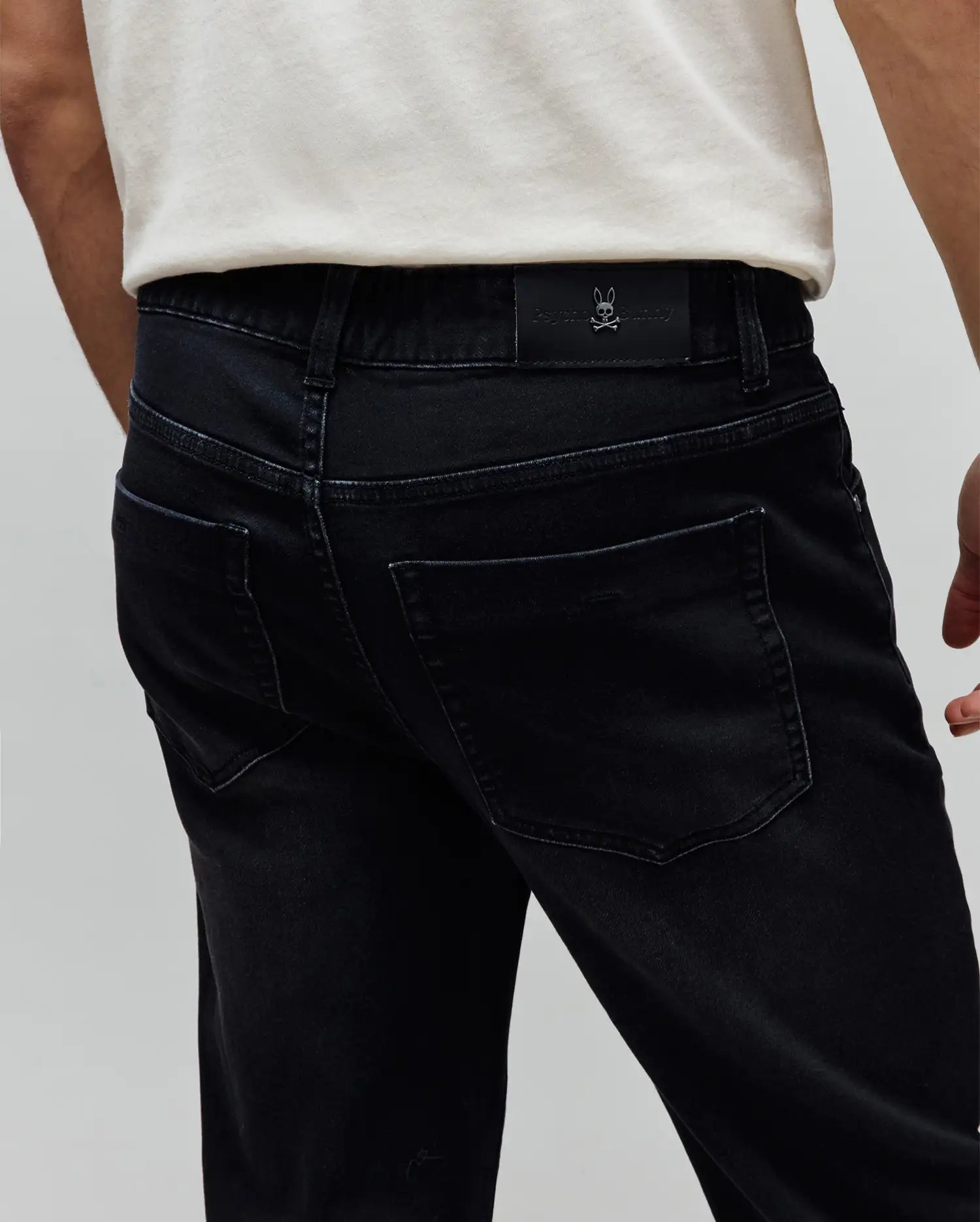 MENS ACE KNIT STRAIGHT LEG DENIM PANT - MB0600035 - Image 4