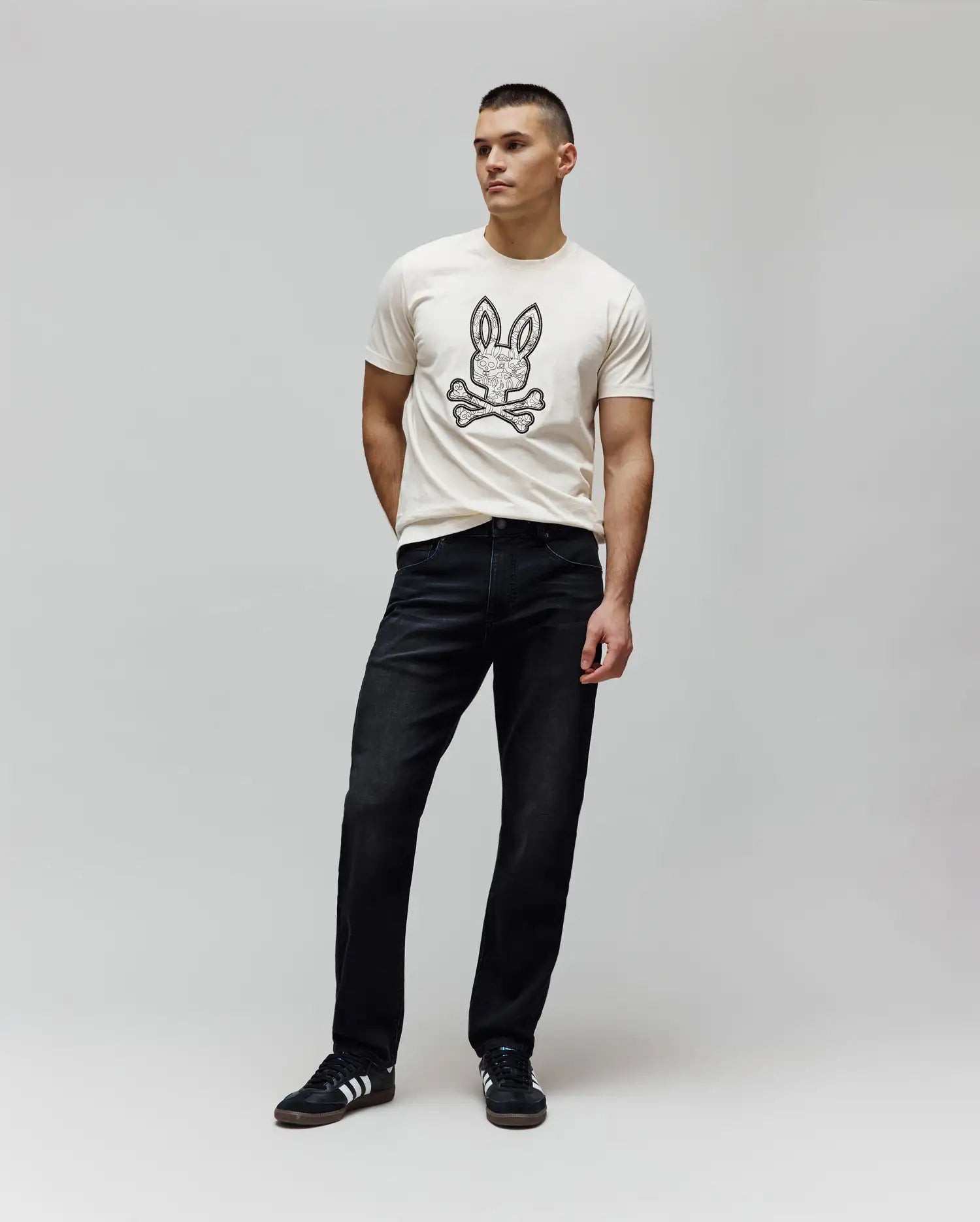 MENS ACE KNIT STRAIGHT LEG DENIM PANT - MB0600035 - Image 5