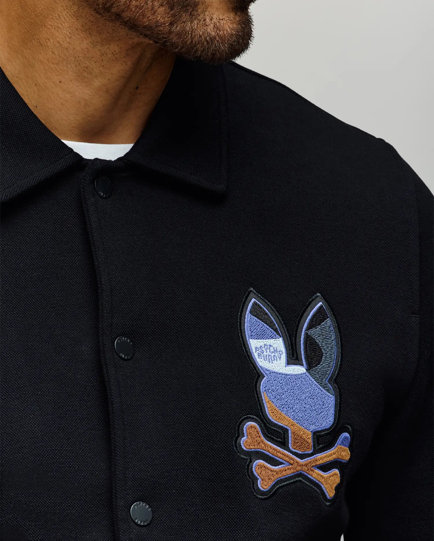 MENS DANTE PIQUE COACH JACKET - MO1100007 - Image 2