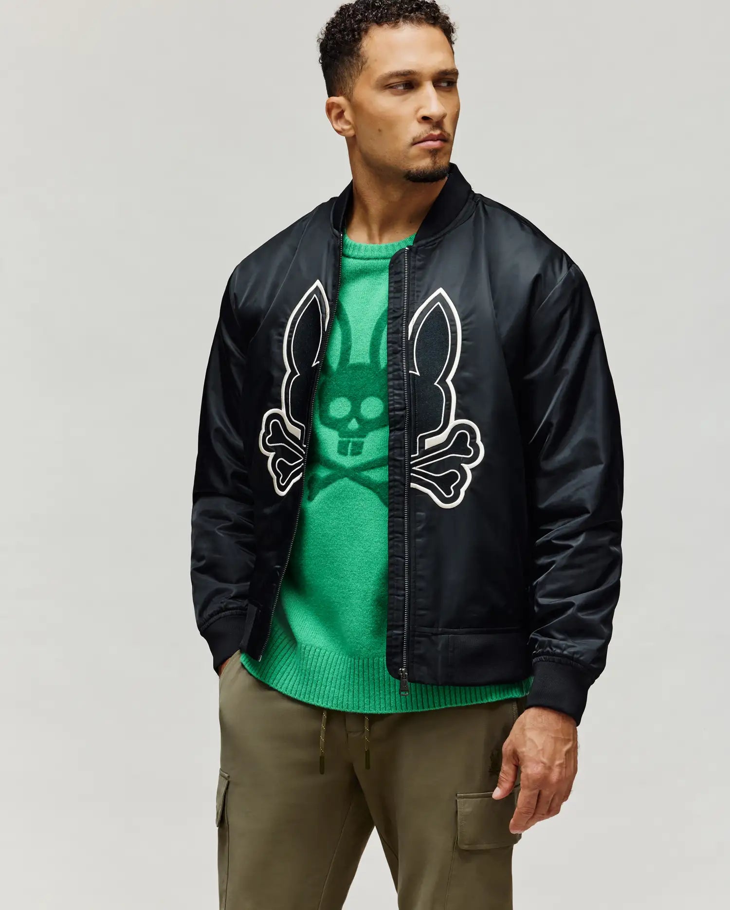 MENS MAGNUS RELAXED BOMBER - MO1100054 - Image 3
