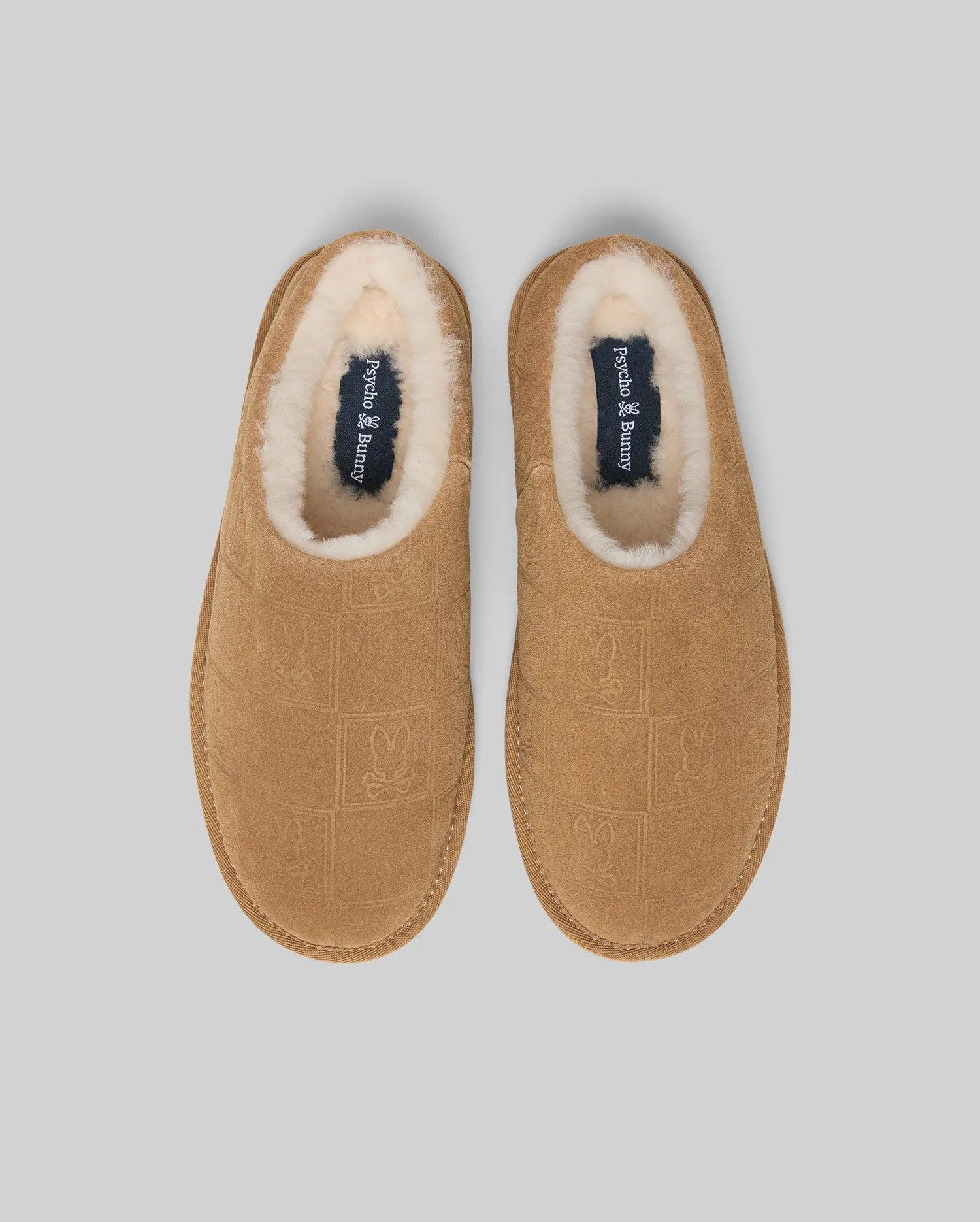 MENS GIO SUEDE SHEARLING SLIPPERS - MO1600001 - Image 3