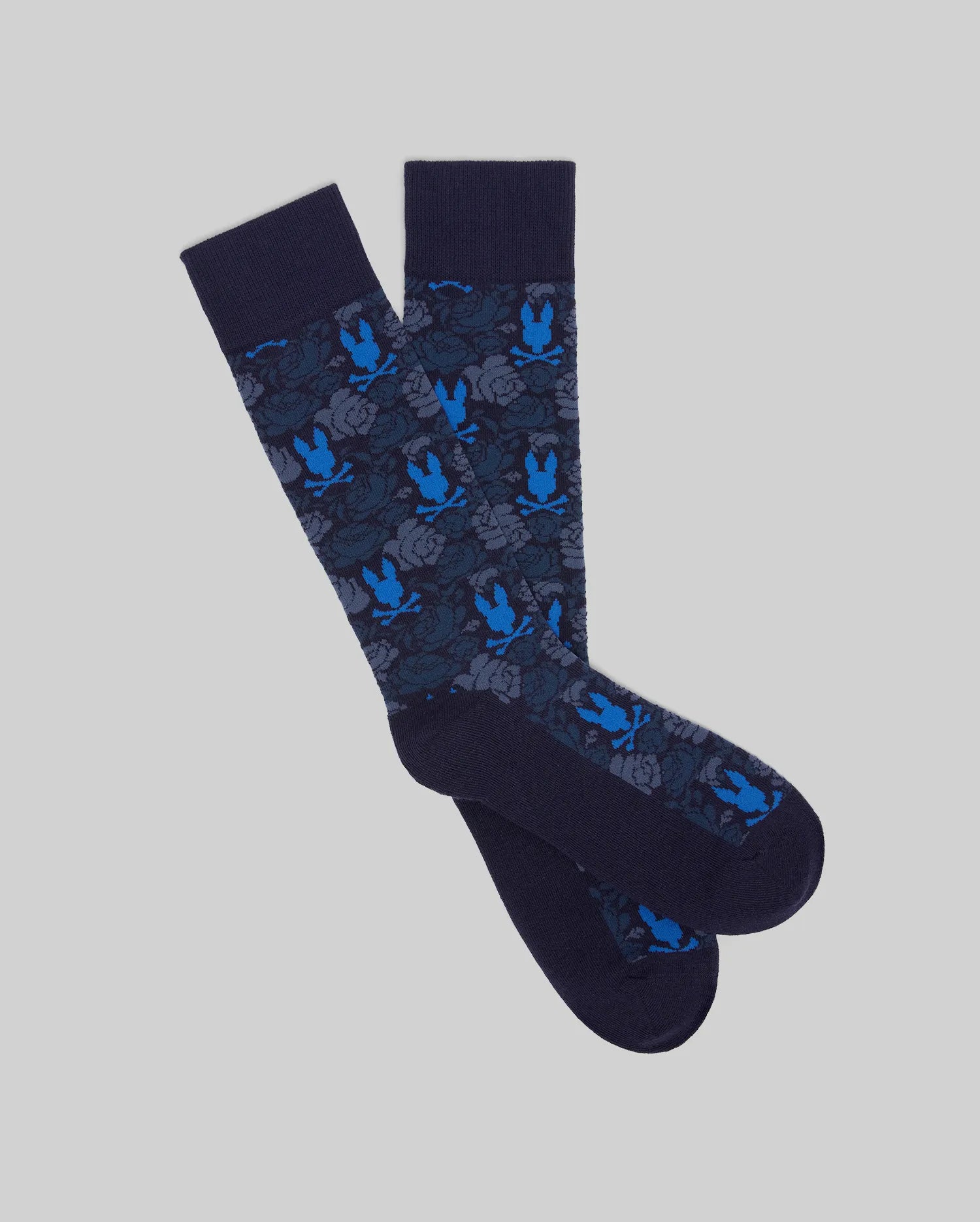MENS FLORAL BUNNY DRESS SOCK - MO2200021