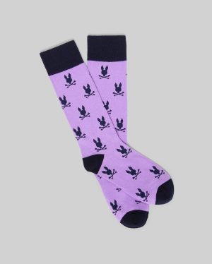 MENS ALL OVER BUNNY DRESS SOCK - MO2200022