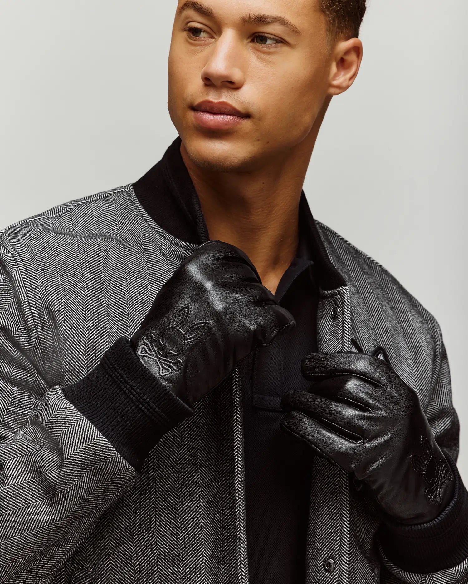 MENS LEATHER GLOVES - MO2500023 - Image 2