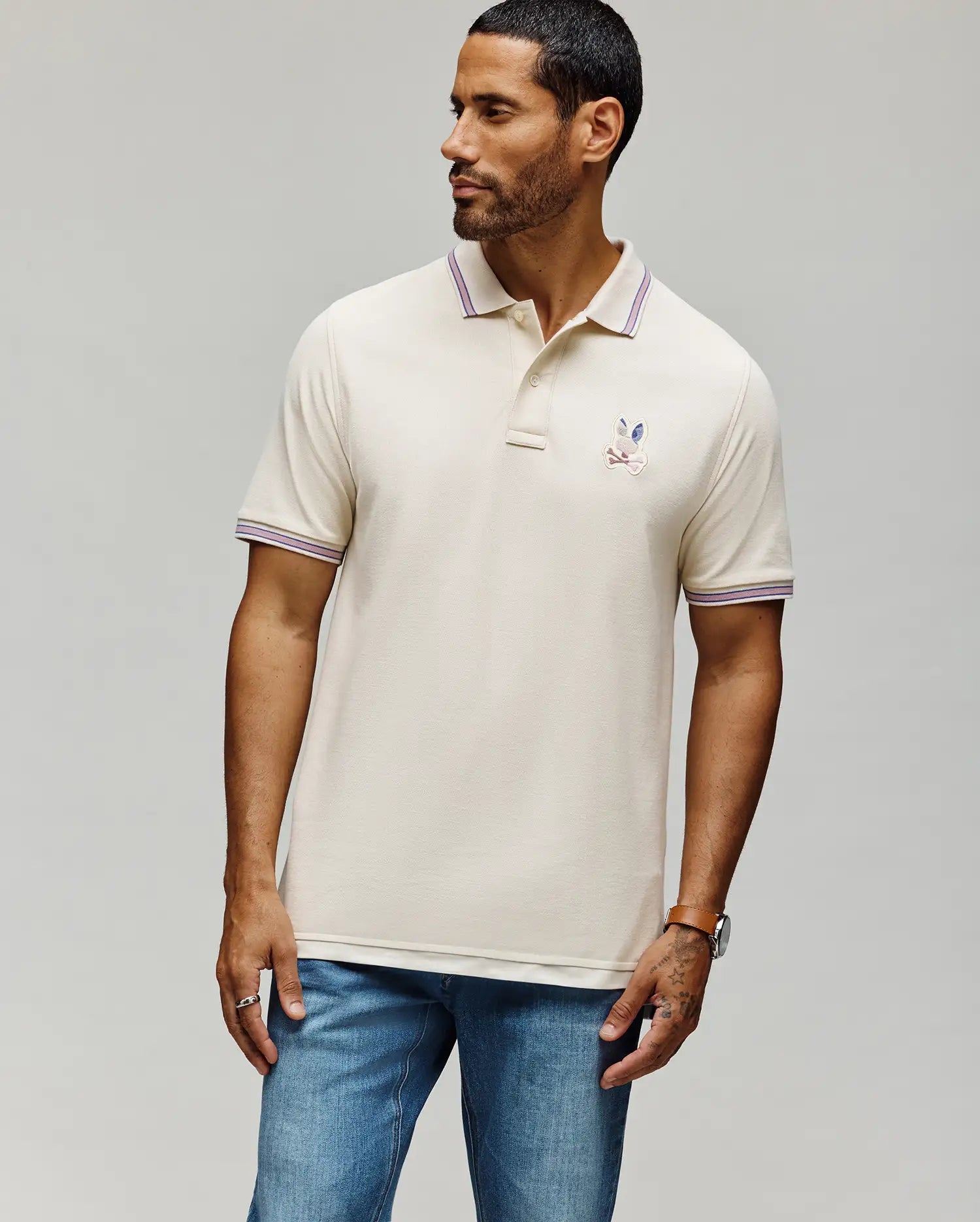 MENS DANTE PIQUE POLO SHIRT - MT0100029 - Image 3