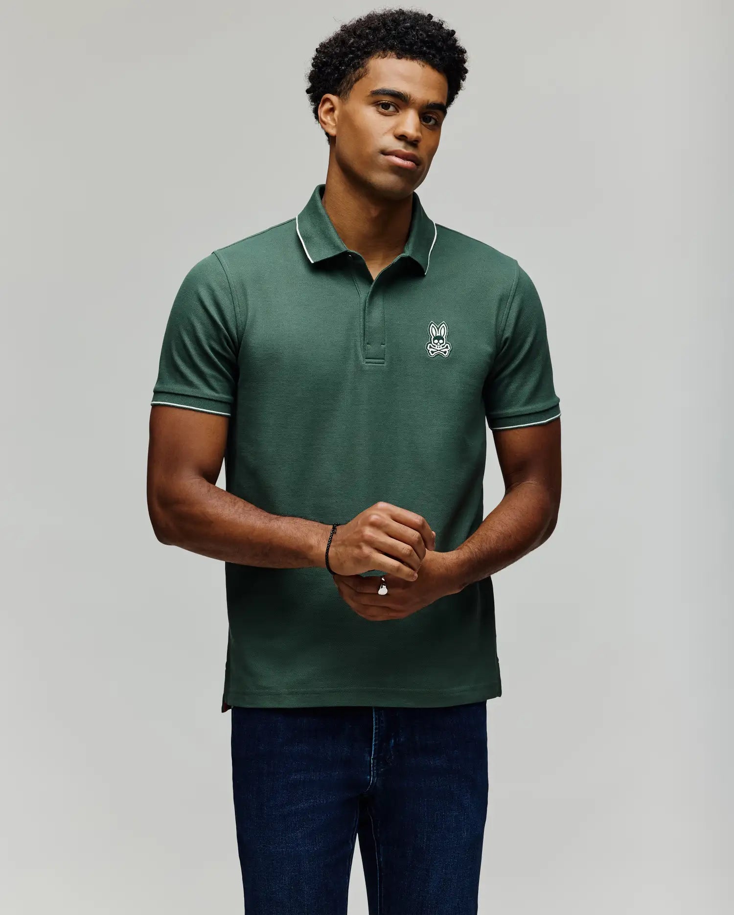 MENS MARLON PIQUE POLO SHIRT - MT0100036 - Image 3
