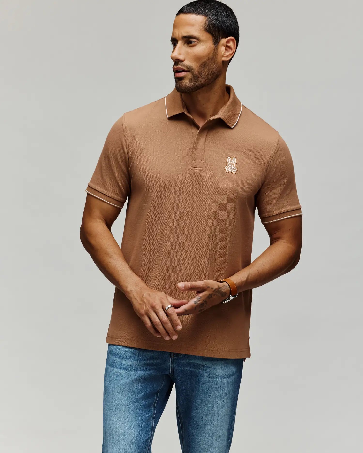 MENS MARLON PIQUE POLO SHIRT - MT0100036 - Image 3