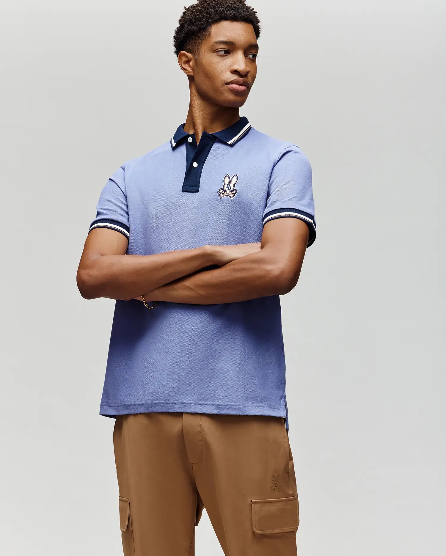 MENS WADE PIQUE POLO SHIRT - MT0100044 - Image 2