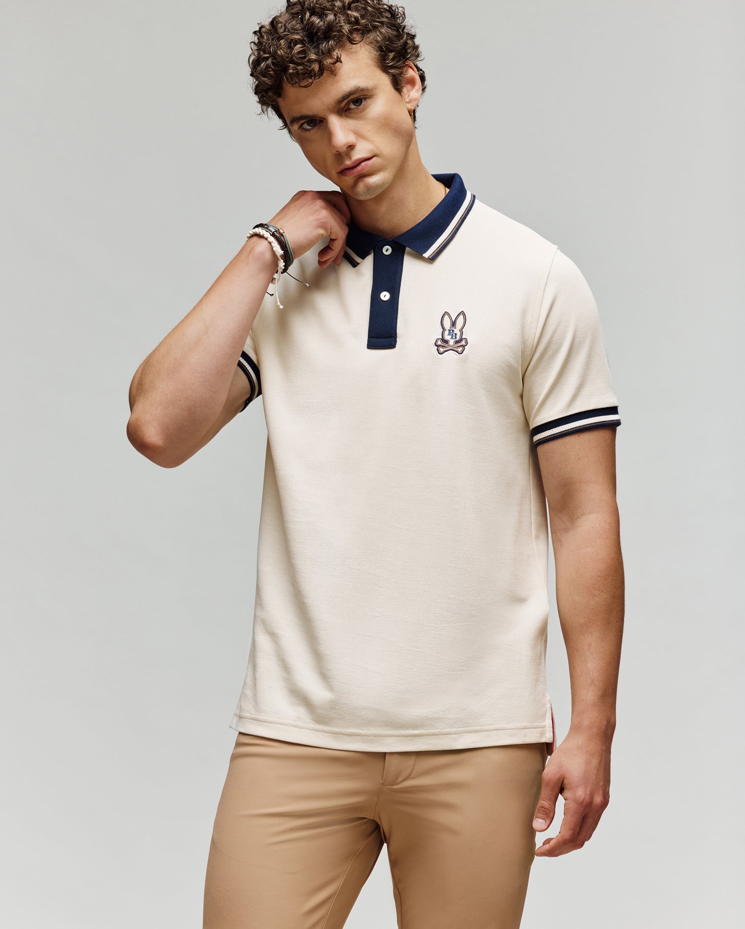 MENS WADE PIQUE POLO SHIRT - MT0100044 - Image 4