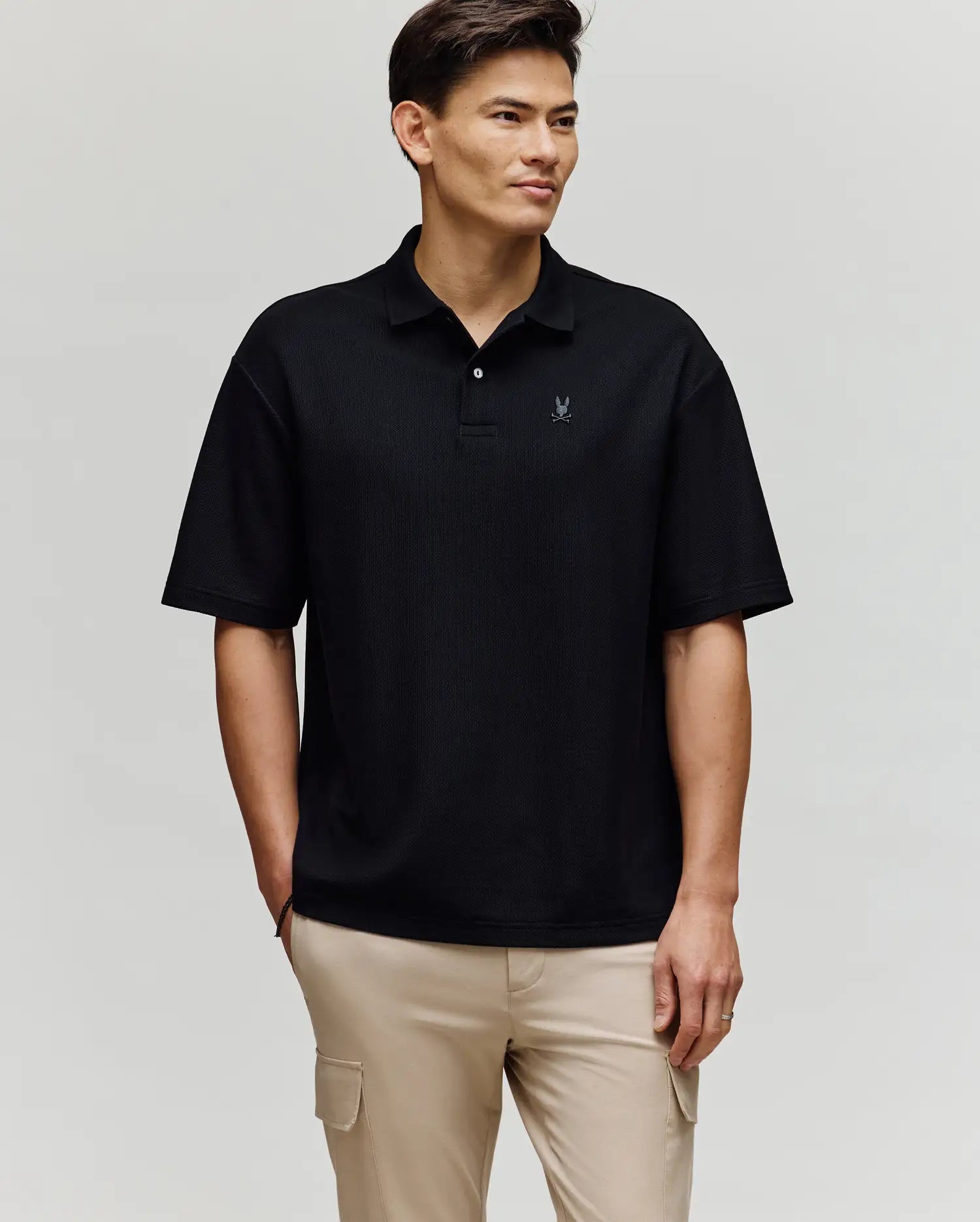MENS BENNY?OVERSIZED?POLO SHIRT - MT0100105