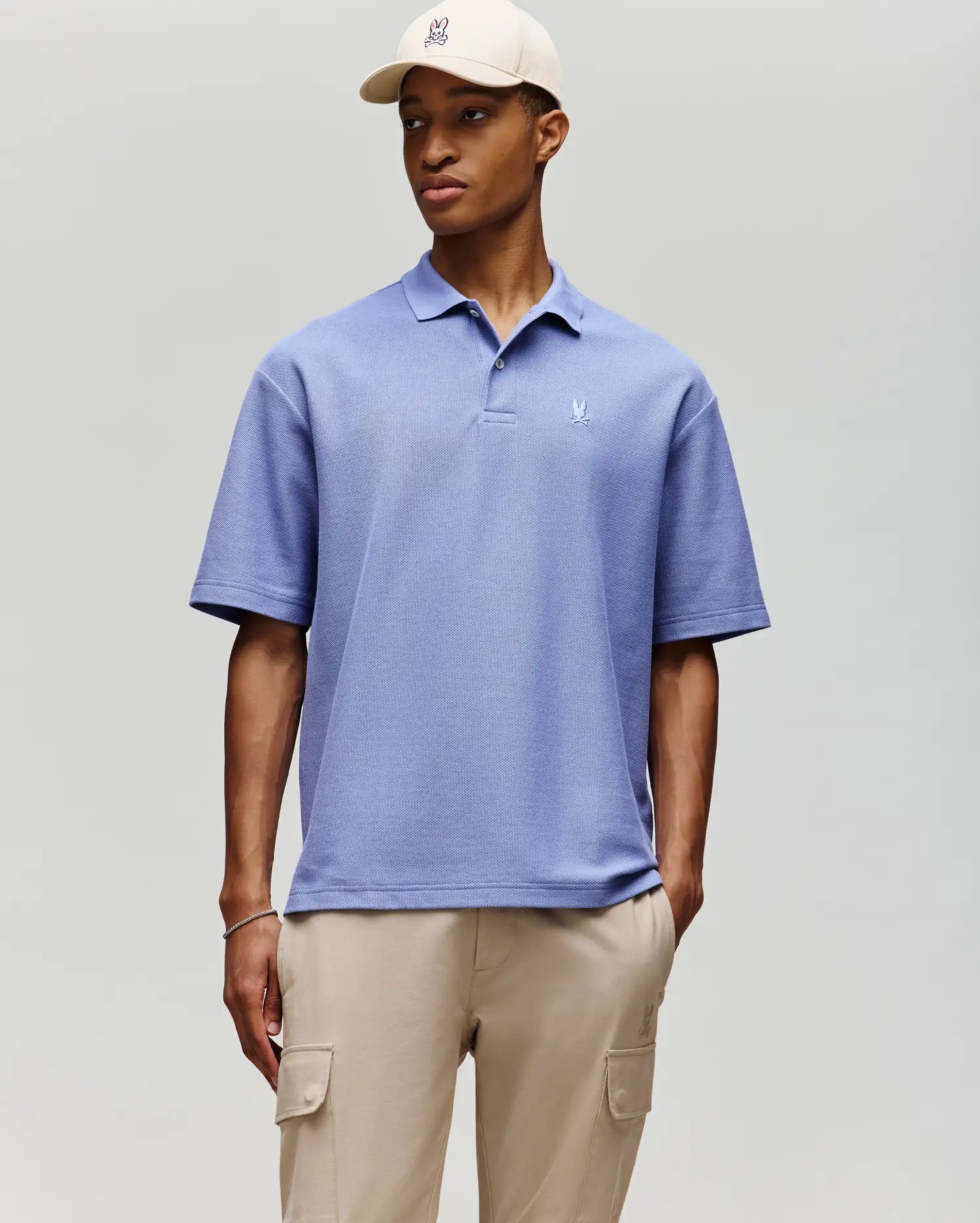 MENS BENNY?OVERSIZED?PIQUE?POLO SHIRT - MT0100105