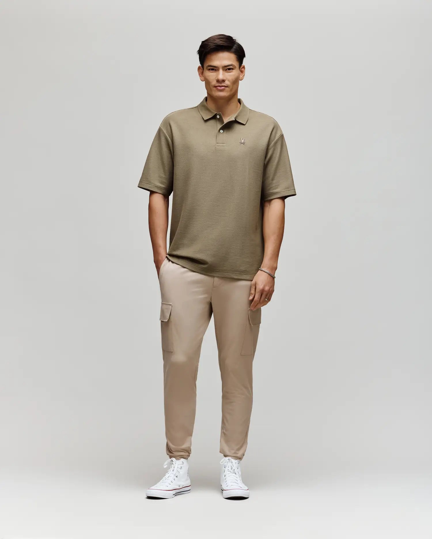 MENS BENNY?OVERSIZED?PIQUE?POLO SHIRT - MT0100105 - Image 4