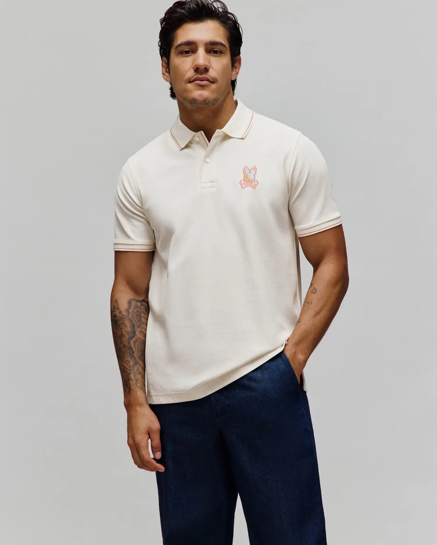 MENS OLIVIER PIQUE POLO - MT0100119 - Image 3