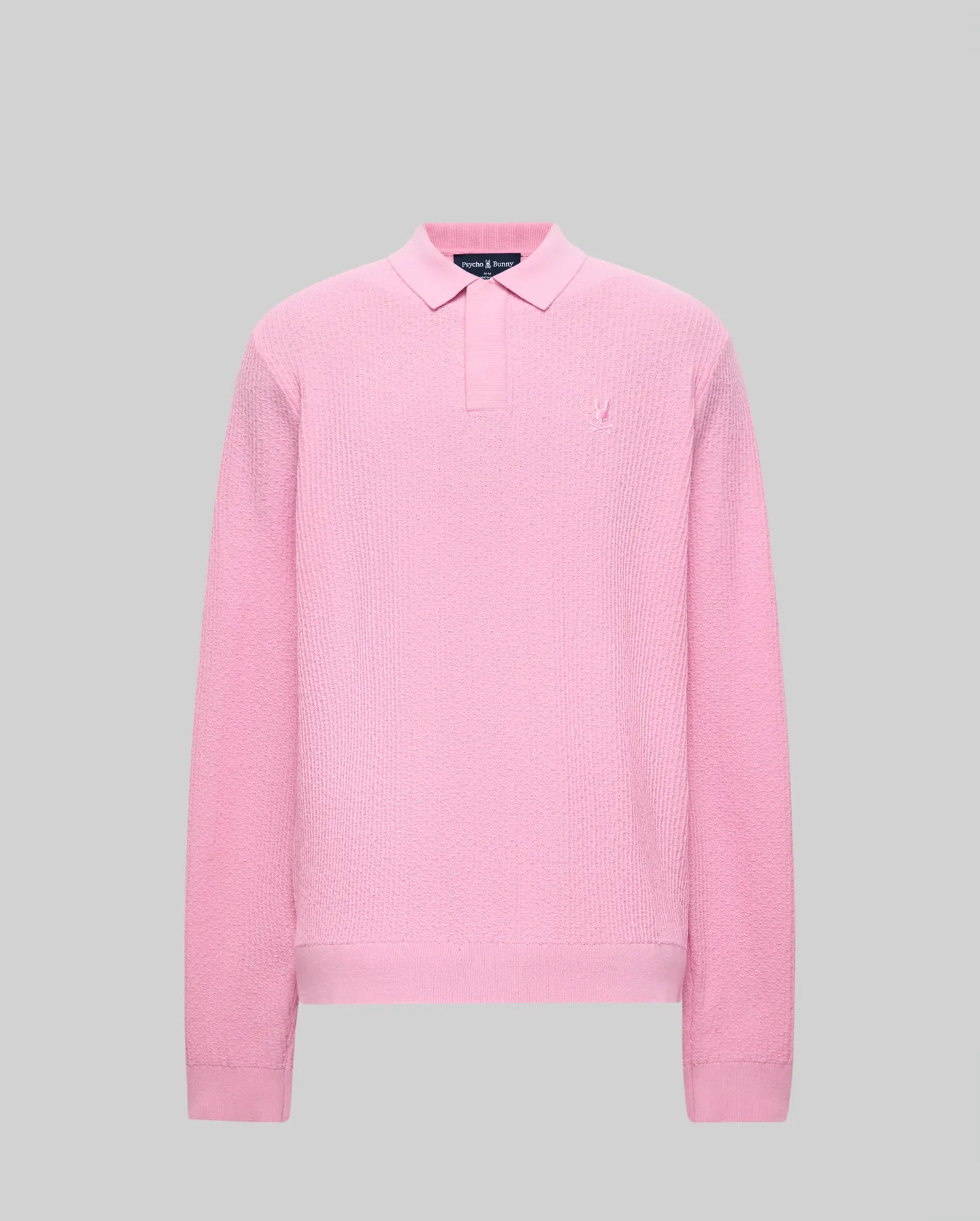 MENS ROMAN LONG SLEEVE KNIT POLO - MT0100153 - Image 4