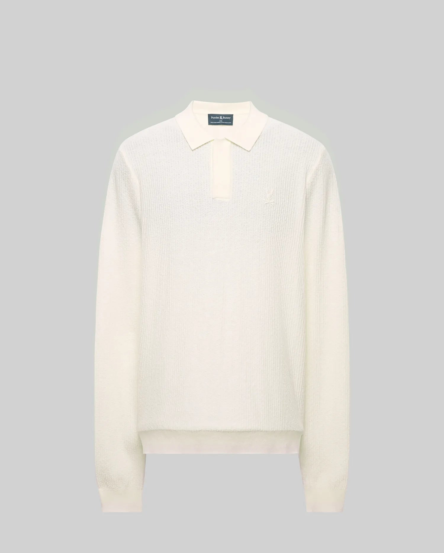 MENS ROMAN LONG SLEEVE KNIT POLO - MT0100153 - Image 5