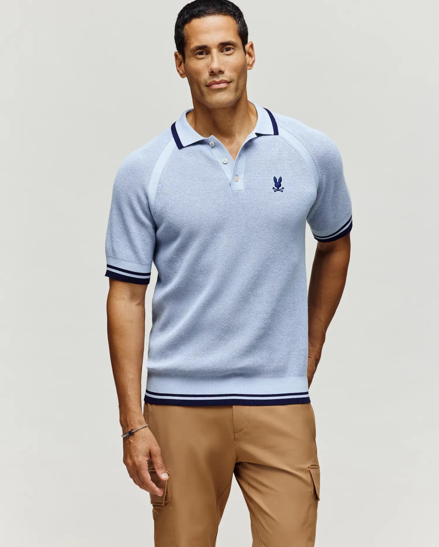 MENS LAZARE KNIT POLO - MT0100165