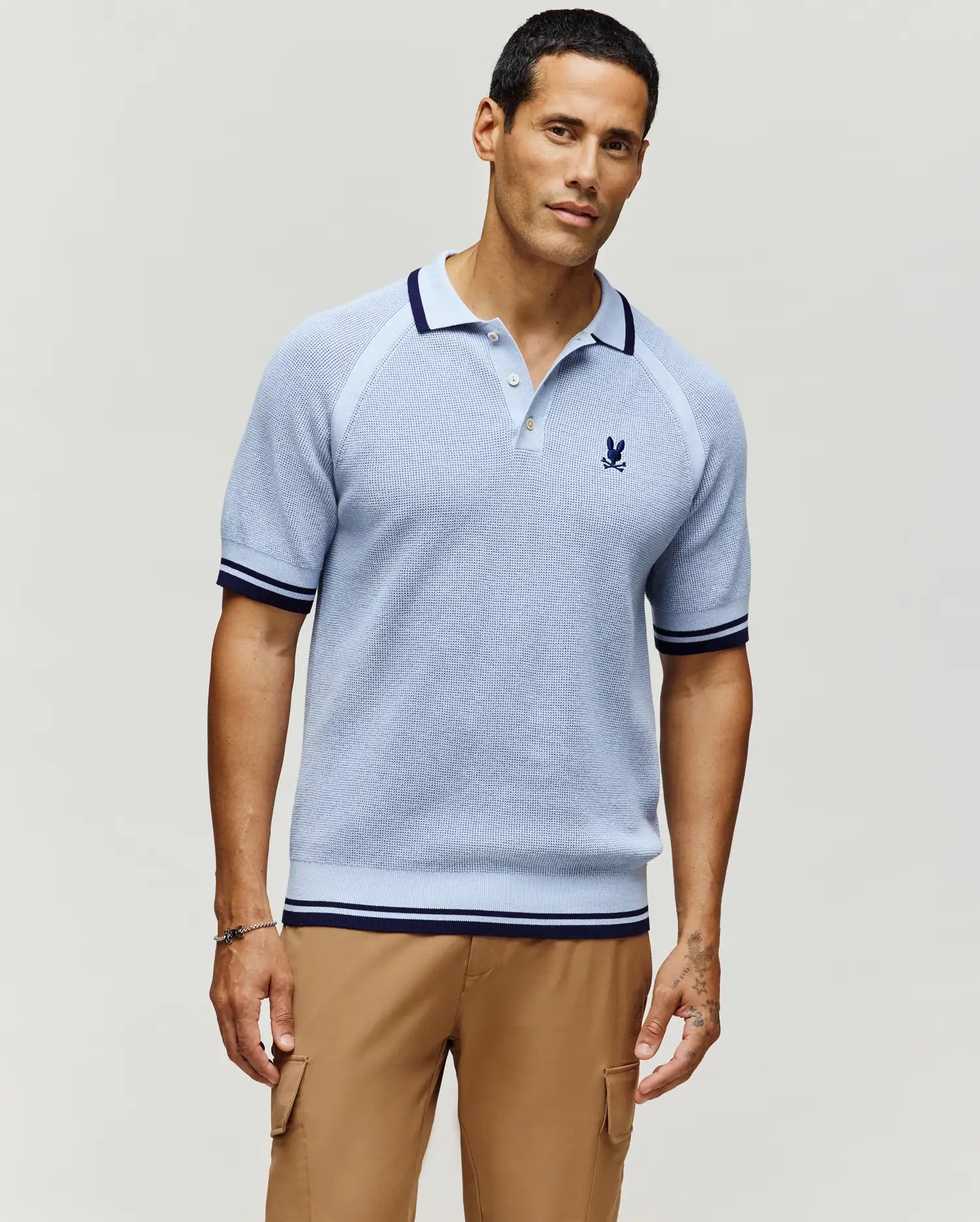 MENS LAZARE KNIT POLO - MT0100165 - Image 3