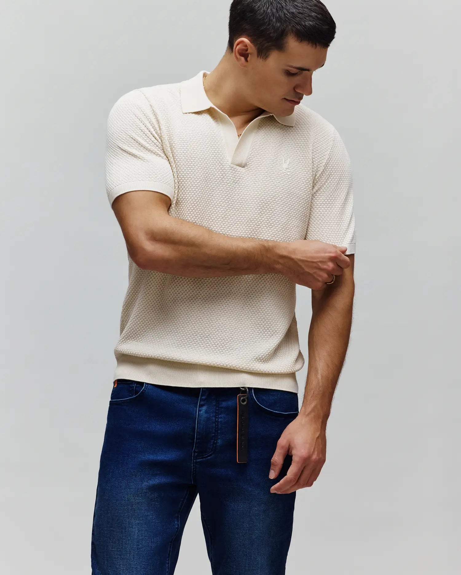 MENS DEVON KNIT POLO - MT0100169