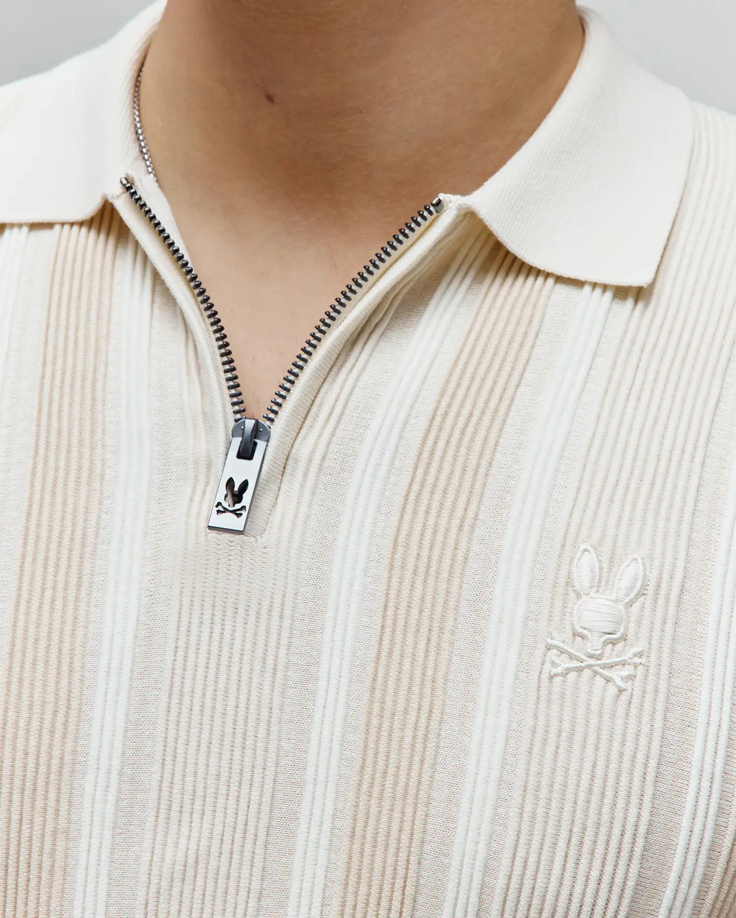 MENS CLIFF KNIT ZIP POLO - MT0100210 - Image 2