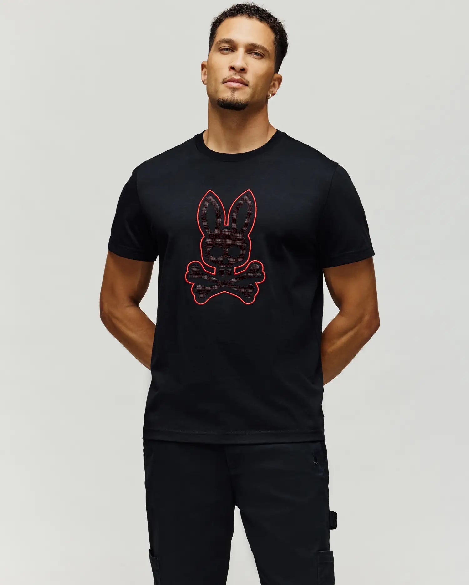 MENS JOVAN BUNNY GRAPHIC TEE - MT0200135 - Image 2