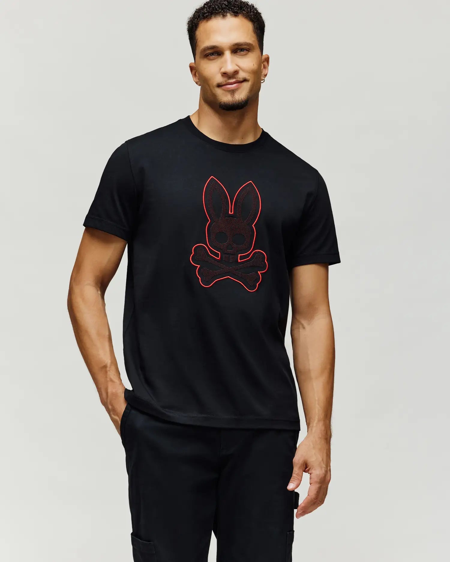 MENS JOVAN BUNNY GRAPHIC TEE - MT0200135 - Image 4