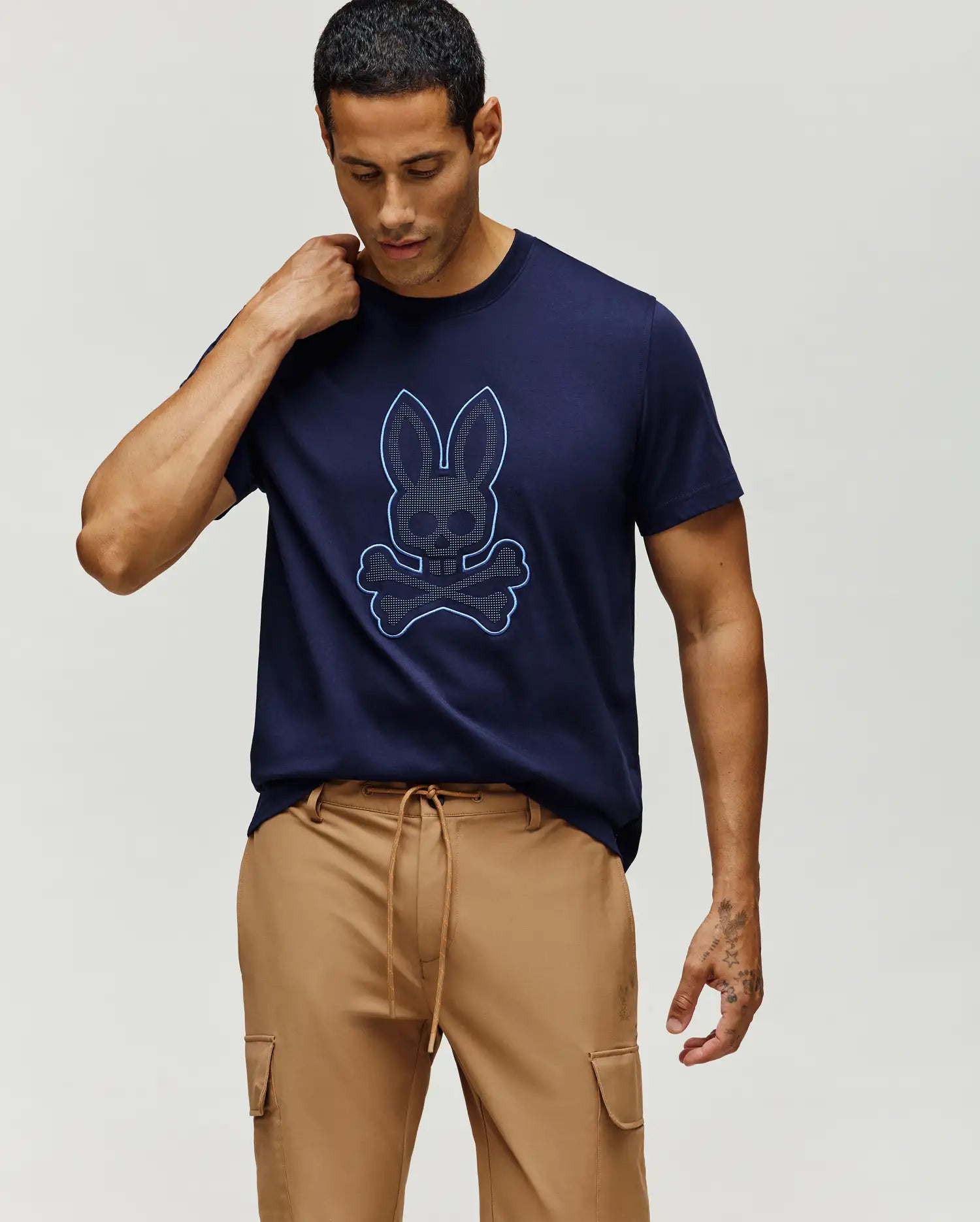 MENS JOVAN BUNNY GRAPHIC TEE - MT0200135 - Image 2