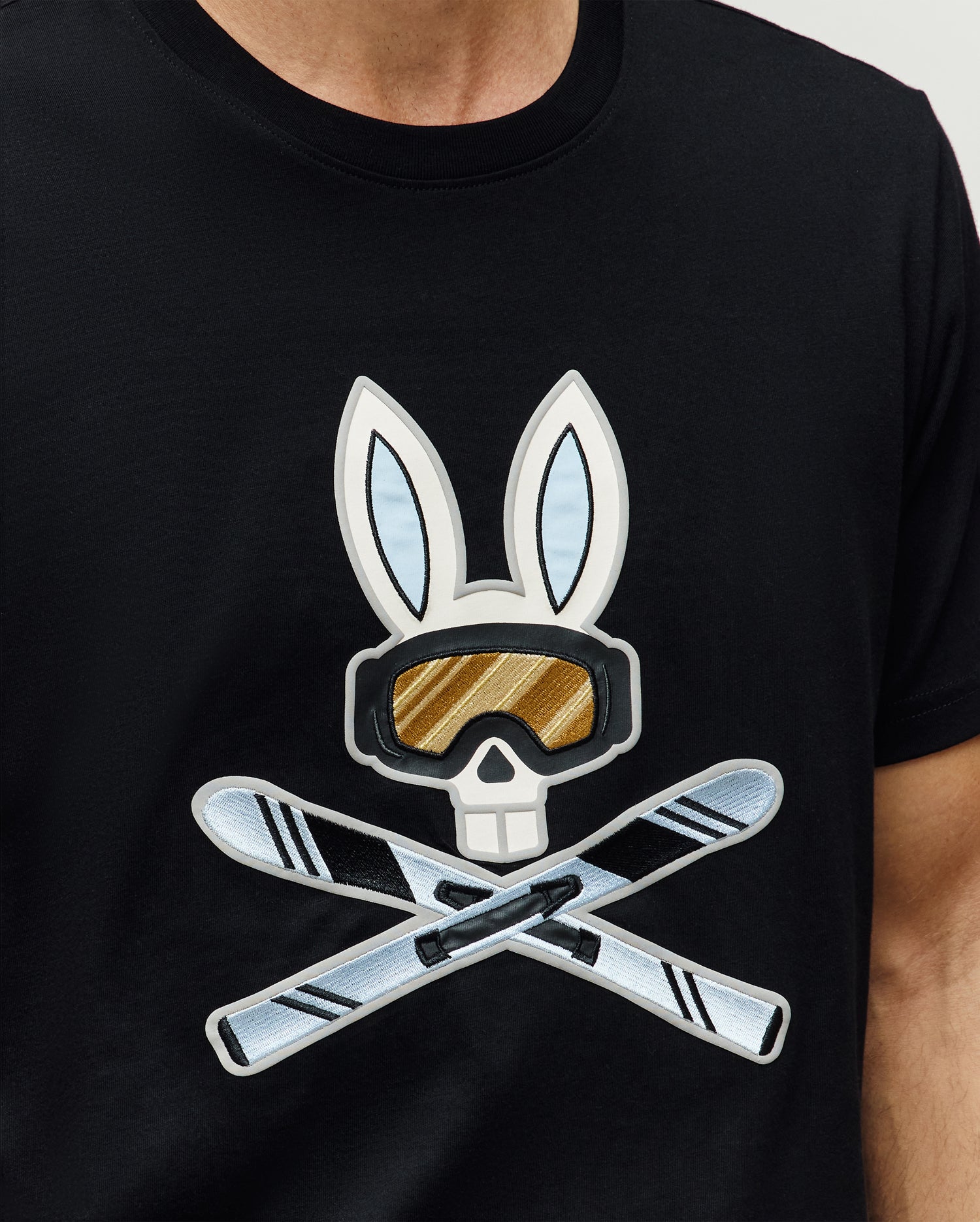 MENS INDIGO BUNNY GRAPHIC TEE - MT0200148 - Image 3