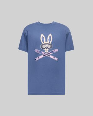 MENS INDIGO BUNNY GRAPHIC TEE - MT0200148